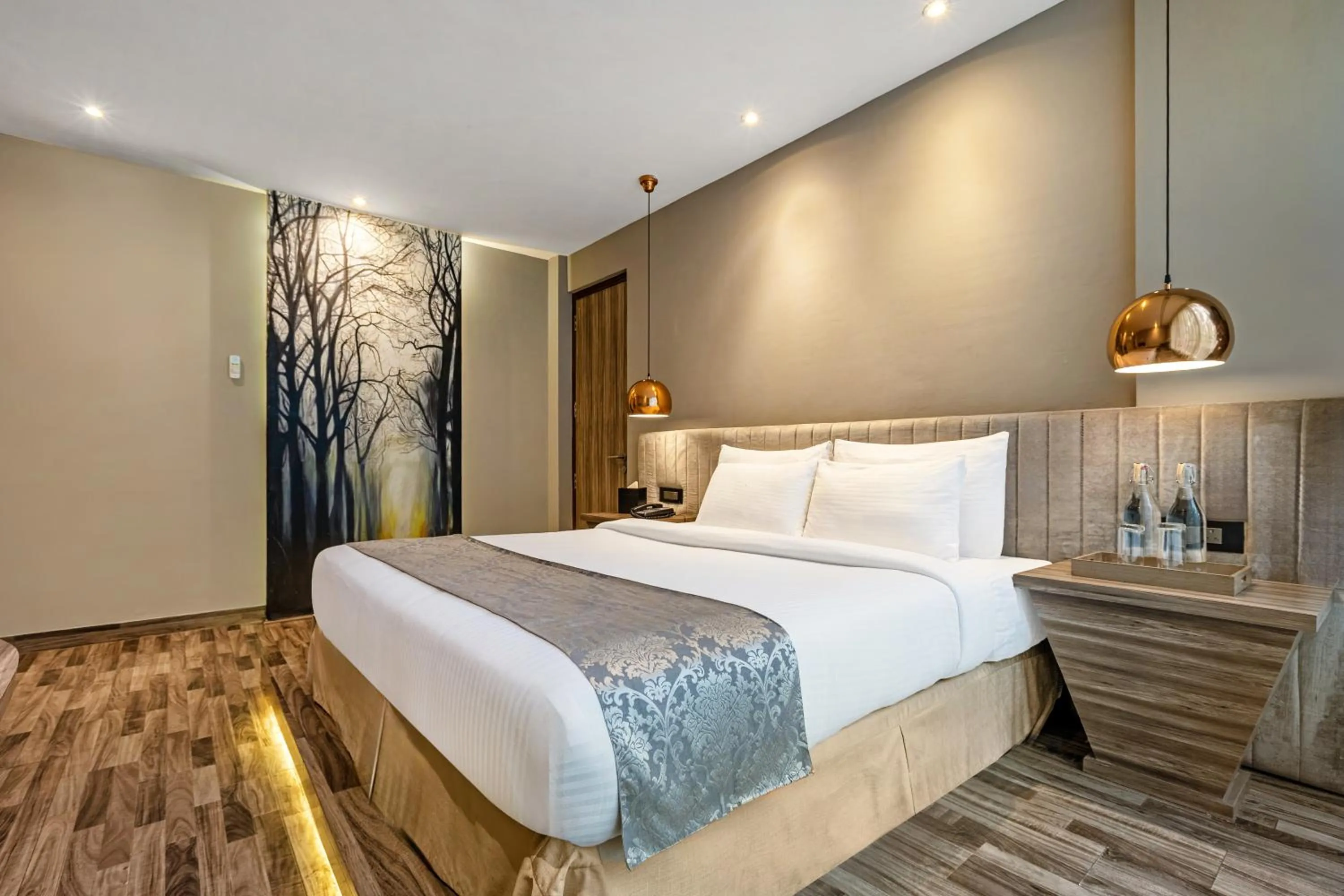 Bedroom, Bed in Sterling Palm Bliss Wellness Resort, Rishikesh