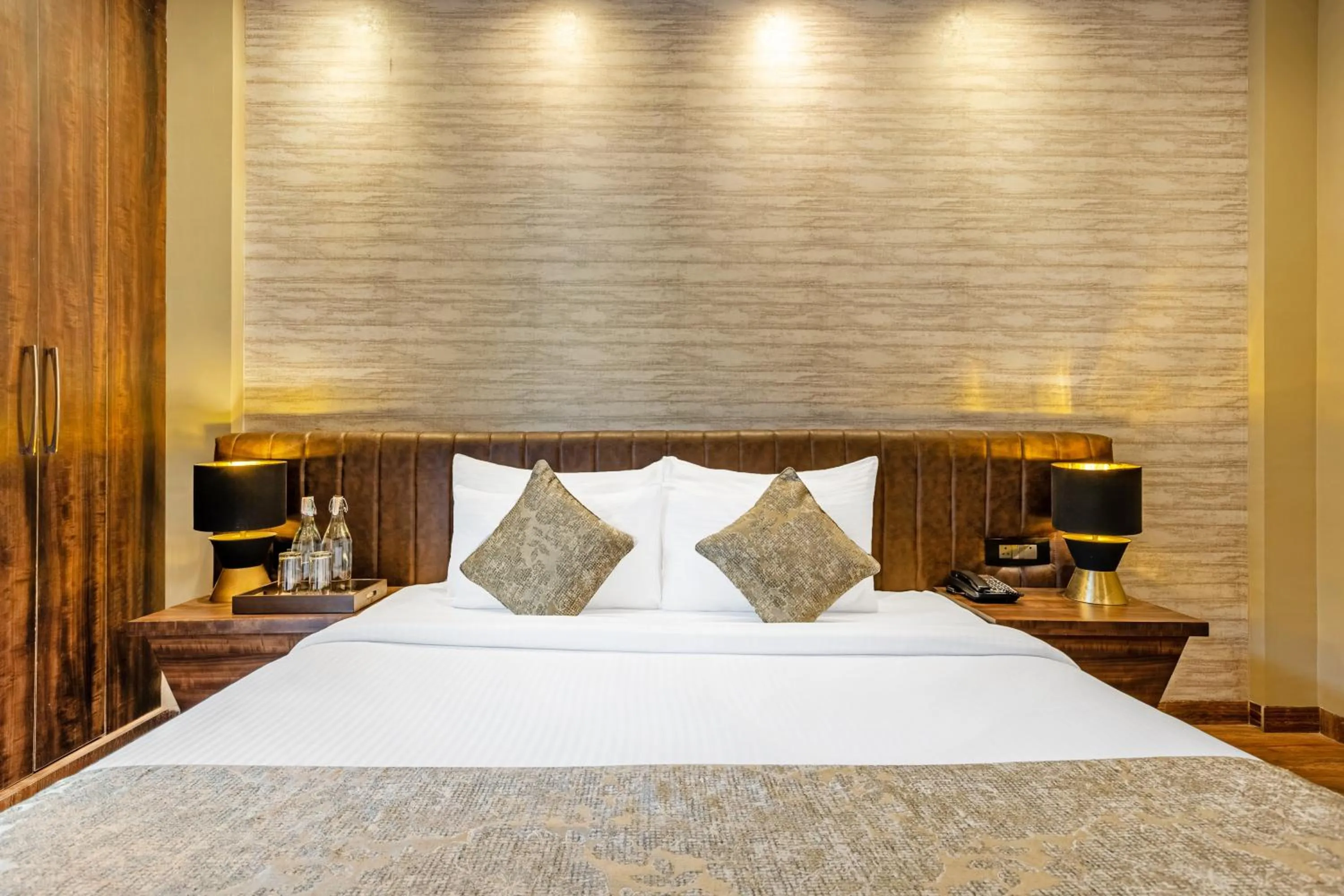 Bed in Sterling Palm Bliss Wellness Resort, Rishikesh