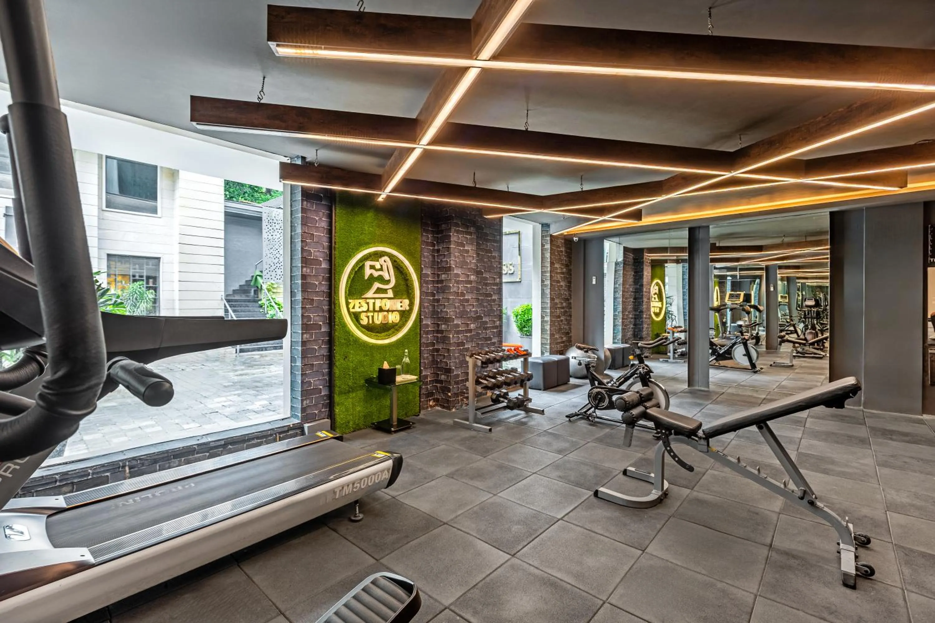 Fitness centre/facilities in Sterling Palm Bliss Wellness Resort, Rishikesh