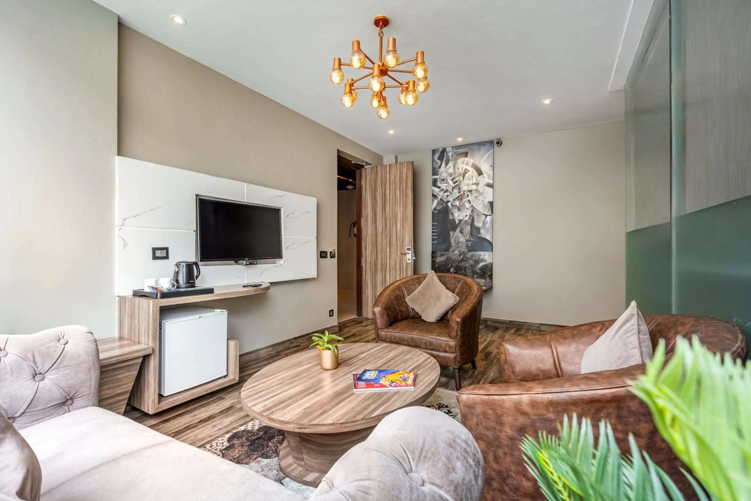 Living room in Sterling Palm Bliss Wellness Resort, Rishikesh