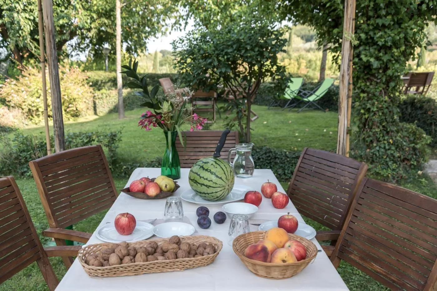 Garden view in Borgo Al Cerro