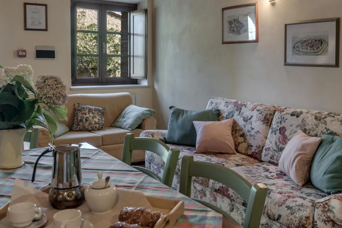 Living room in Borgo Al Cerro