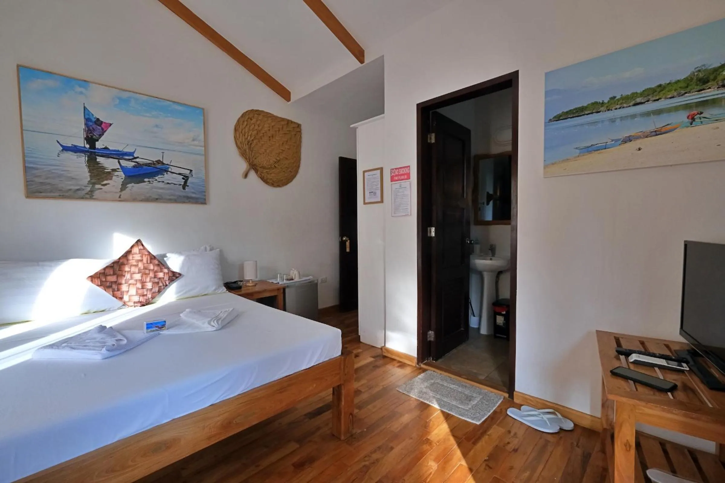 Bed in White Villas Resort