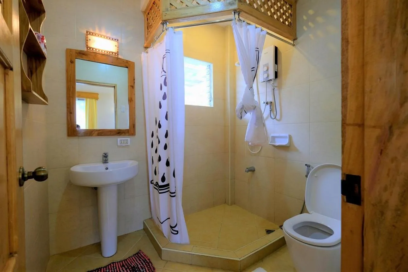 Shower in White Villas Resort
