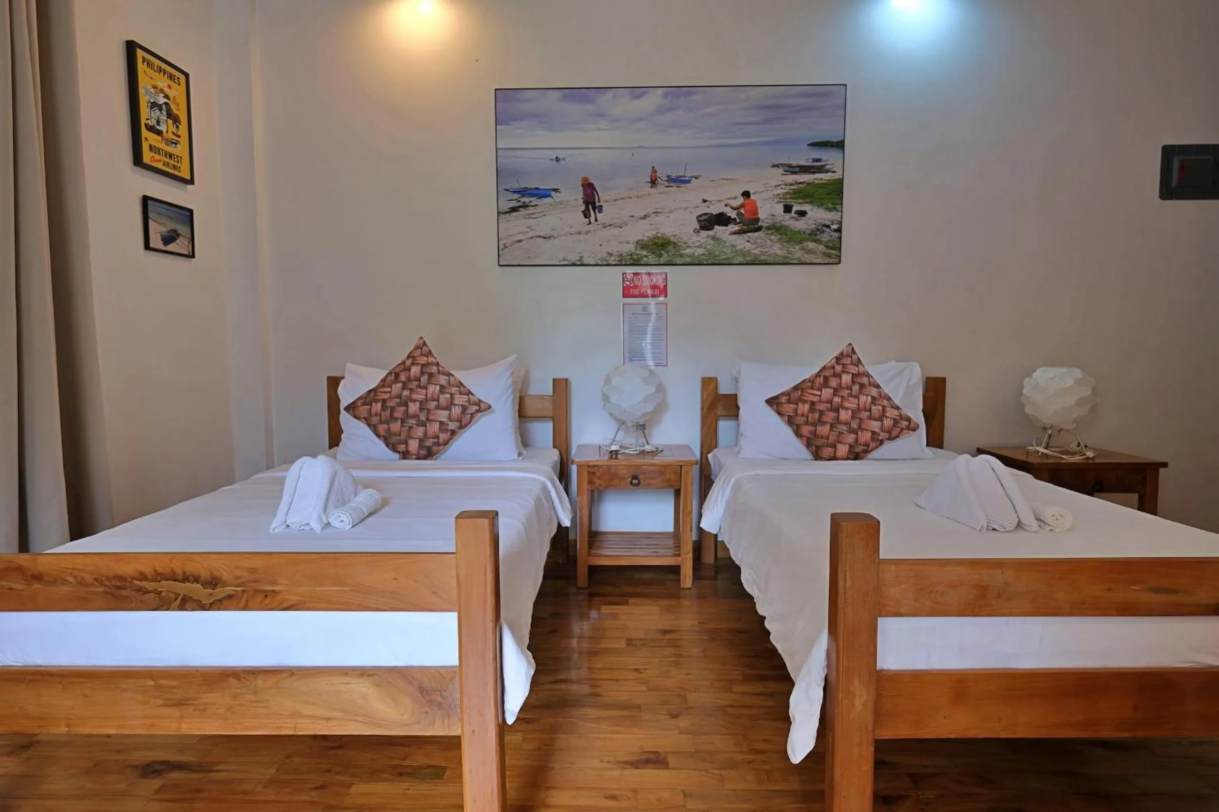 Bed in White Villas Resort