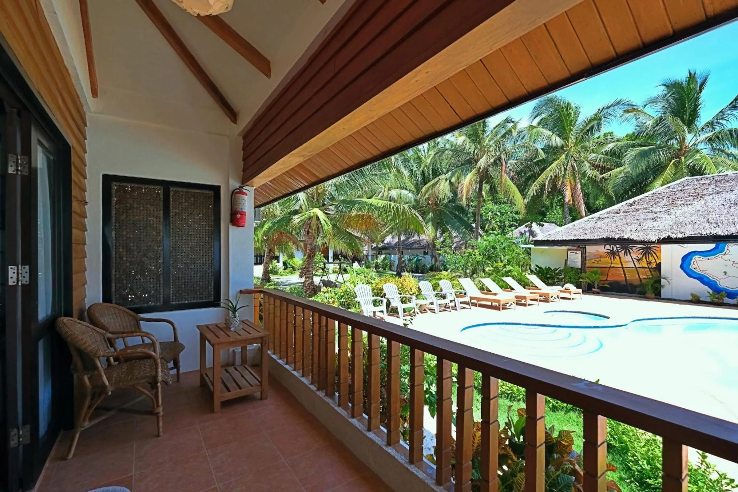 Balcony/Terrace in White Villas Resort