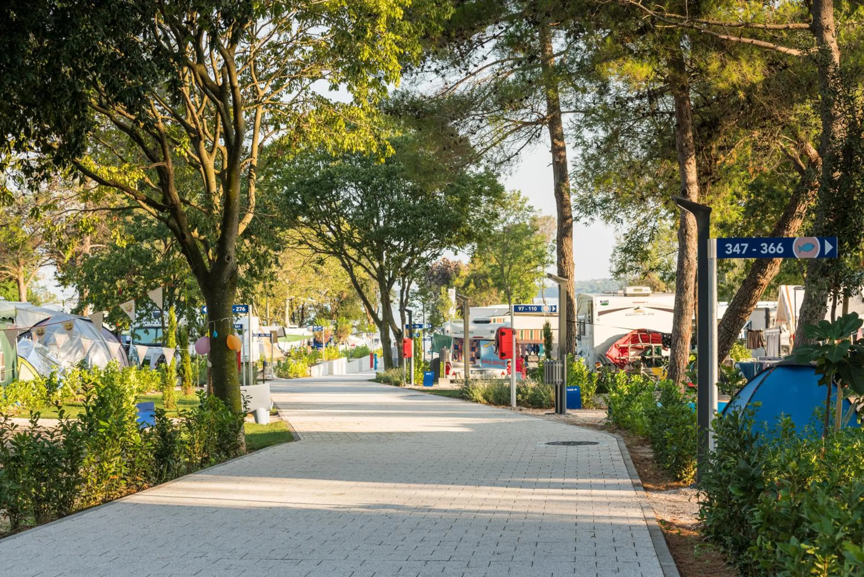 Neighbourhood in Falkensteiner Premium Mobile Homes and Camping Zadar