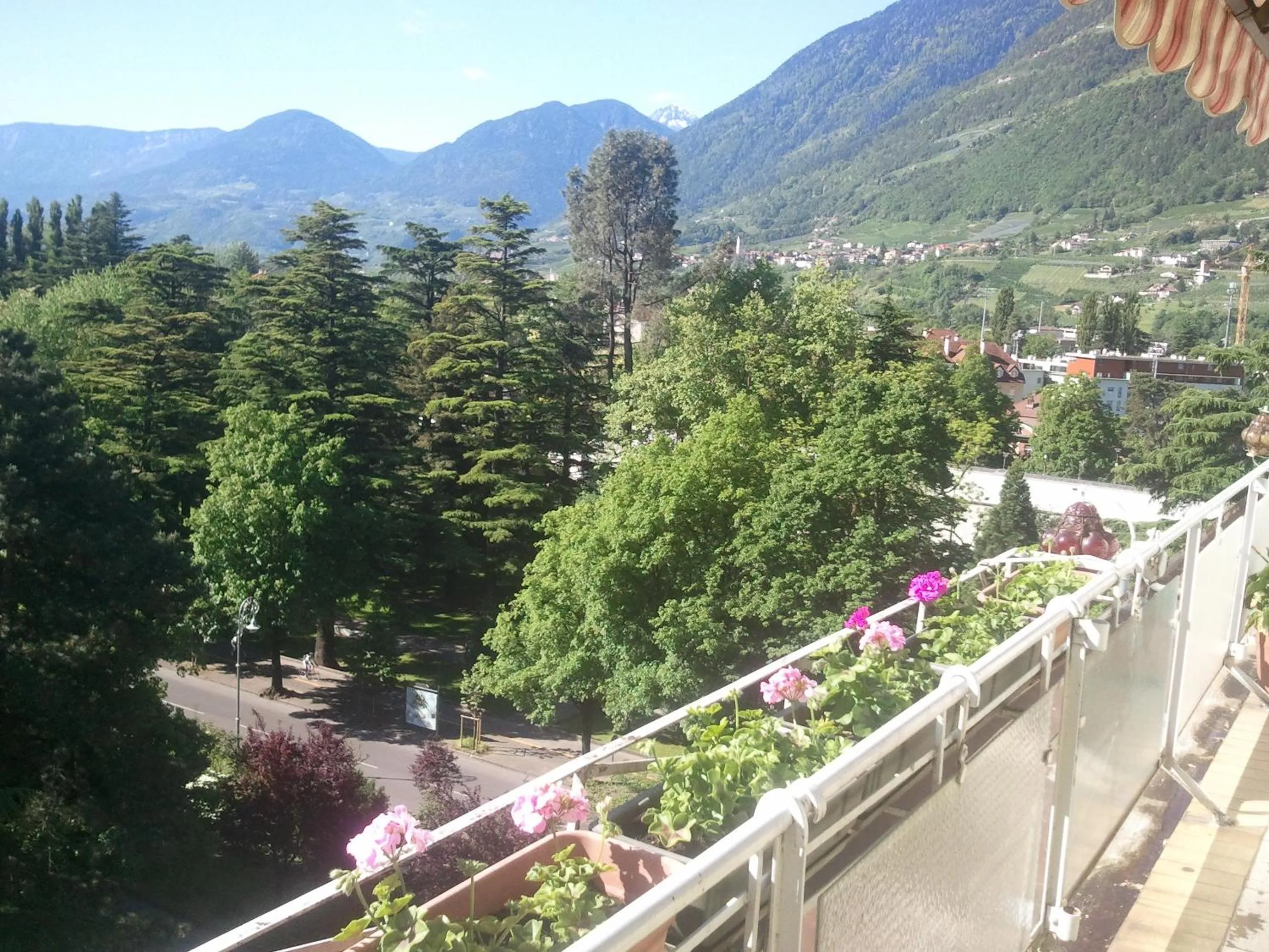 Mountain view in Hotel Lux