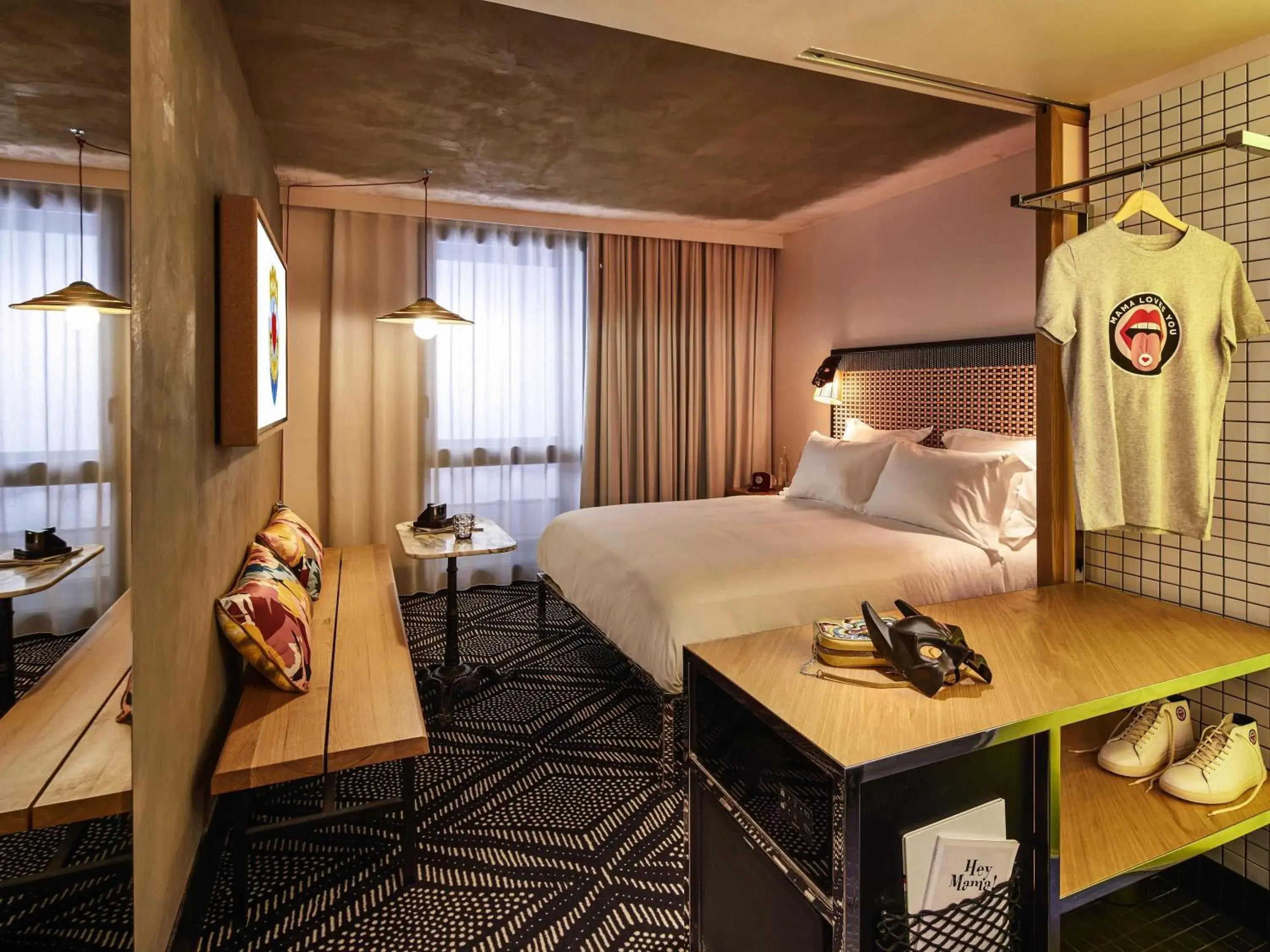 Medium Mama Double Room - Mobility Accessible in Mama Shelter Paris West Medium Mama Double Room - Mobility Accessible in Mama Shelter Paris West