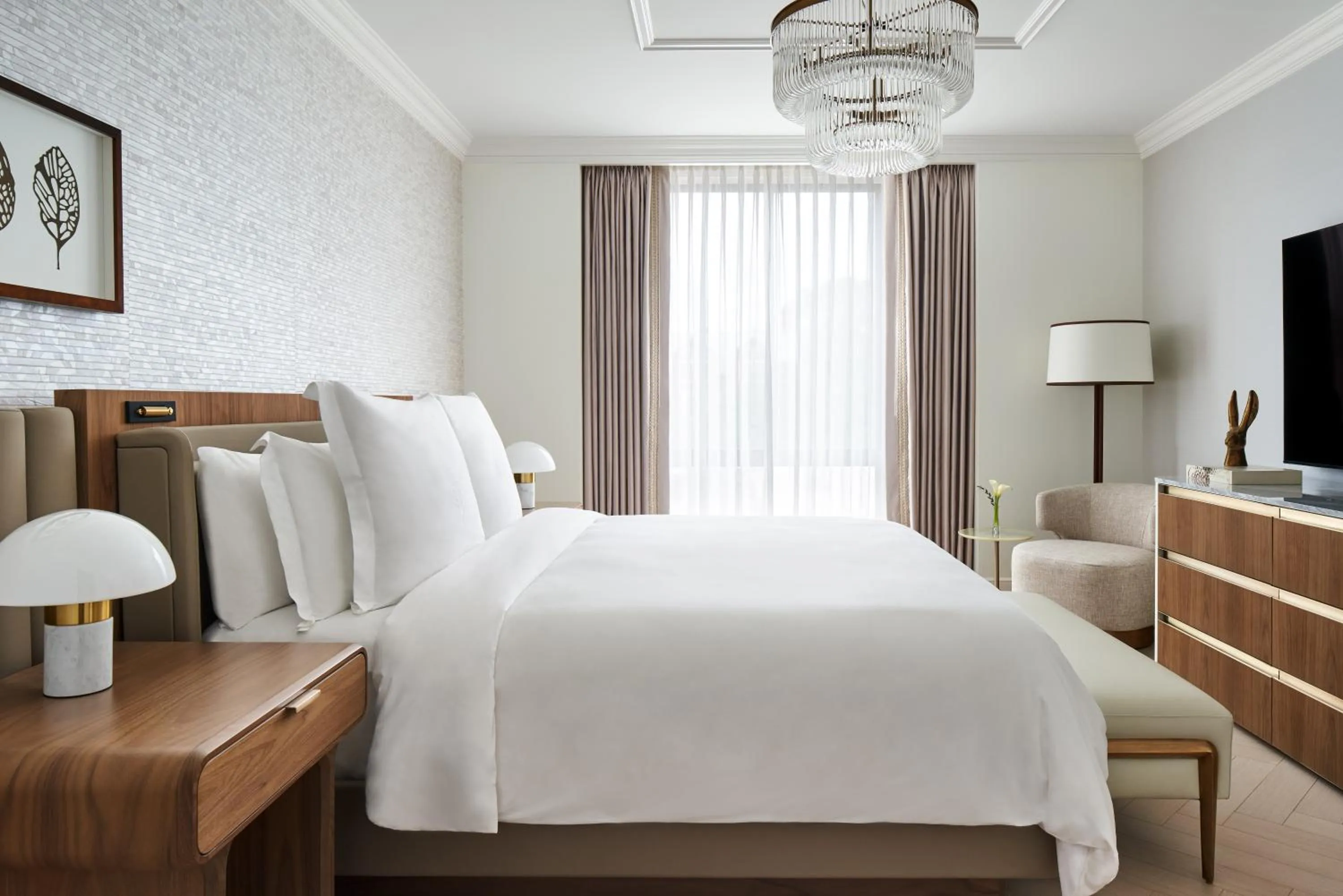 Bed in Four Seasons Washington DC