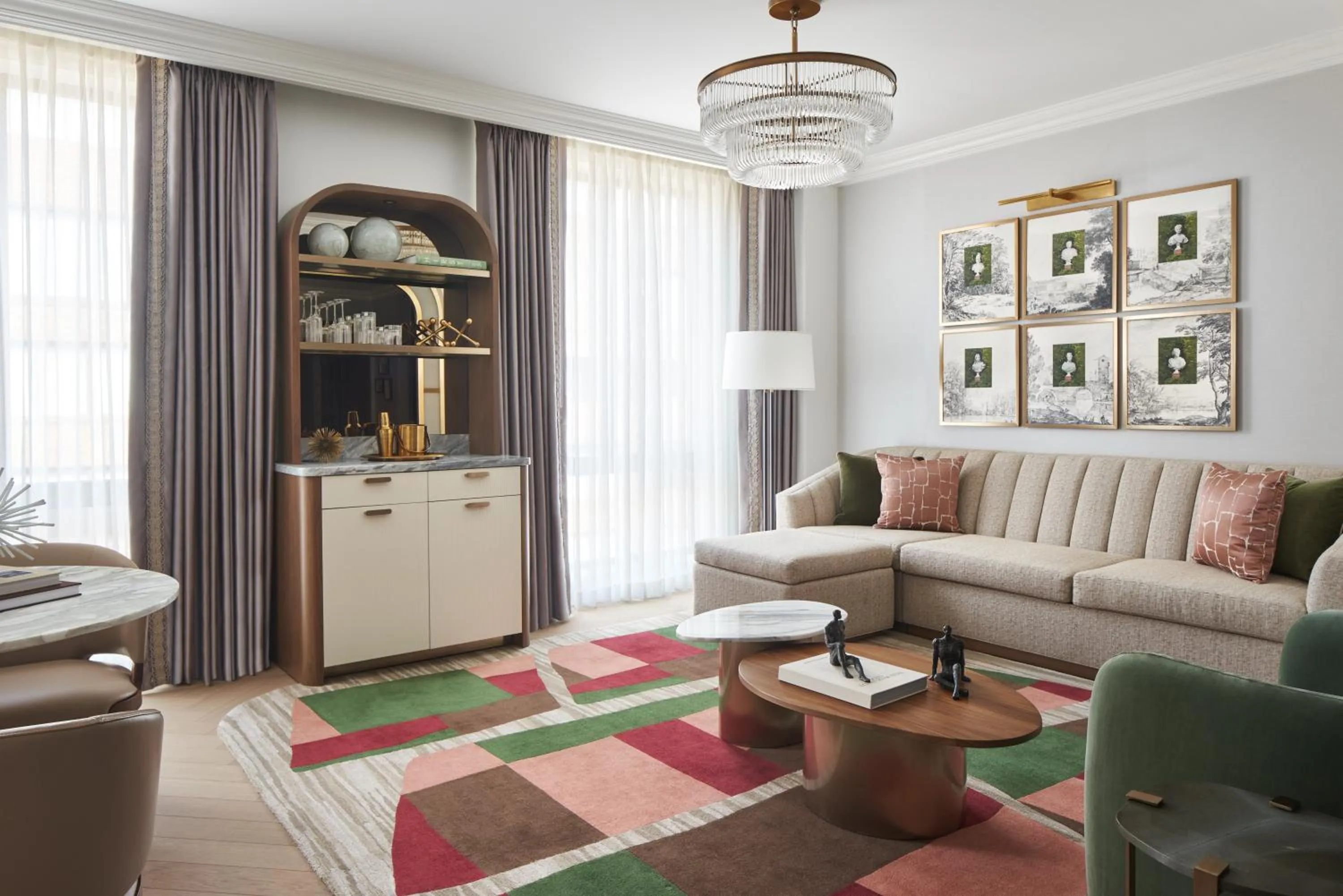 Living room in Four Seasons Washington DC