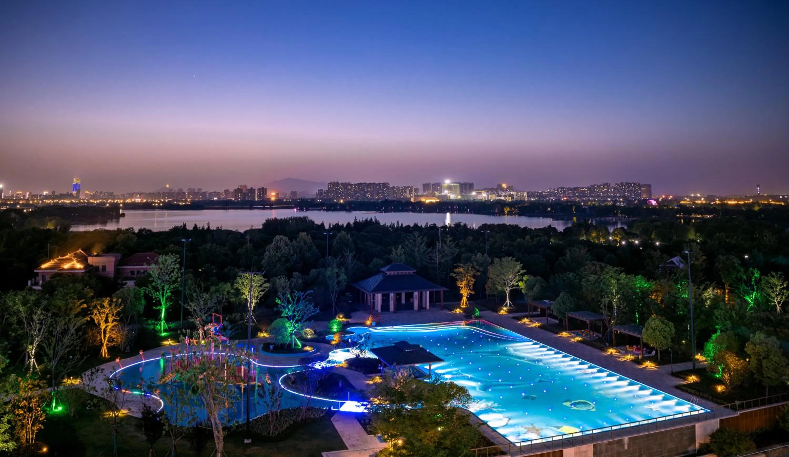 Swimming pool in Crowne Plaza Huzhou by IHG