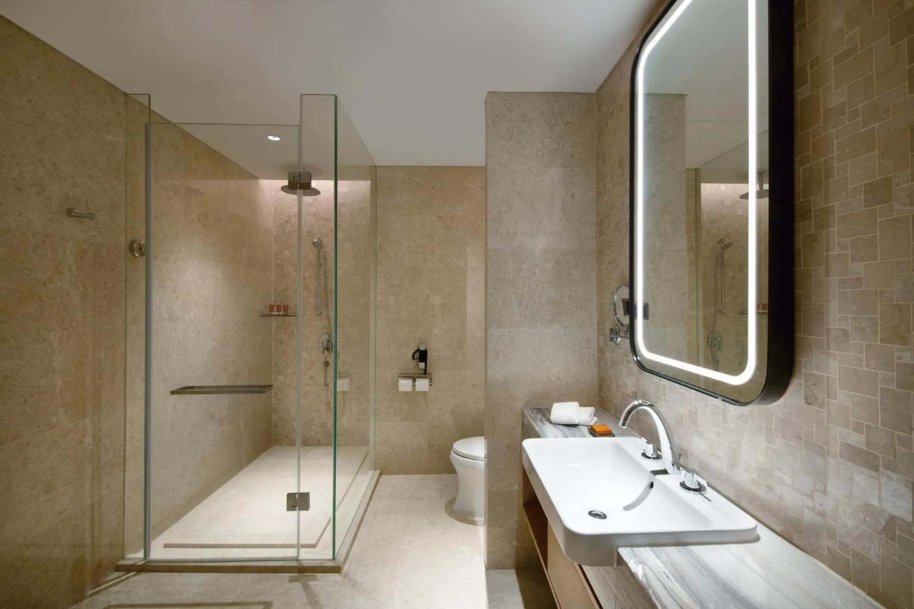 Shower in Crowne Plaza Huzhou by IHG