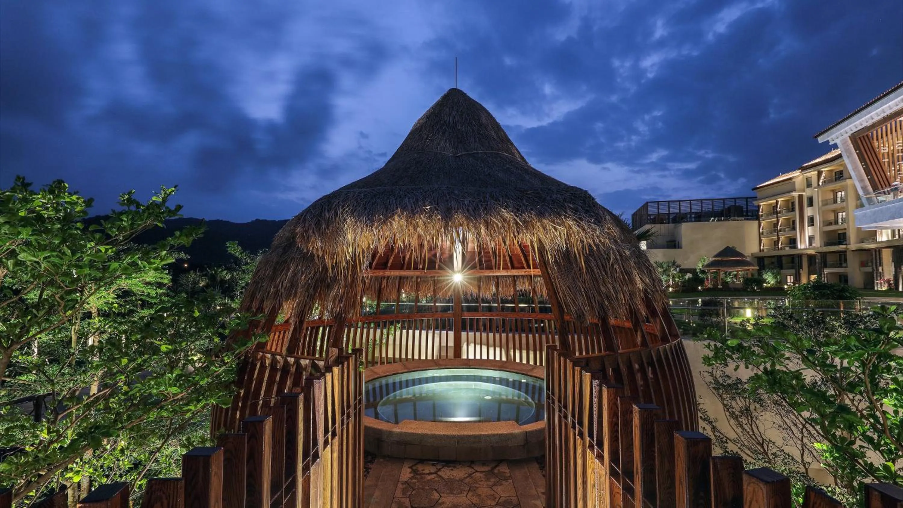 Decorative detail in Holiday Inn Resort Qionghai Guantang by IHG