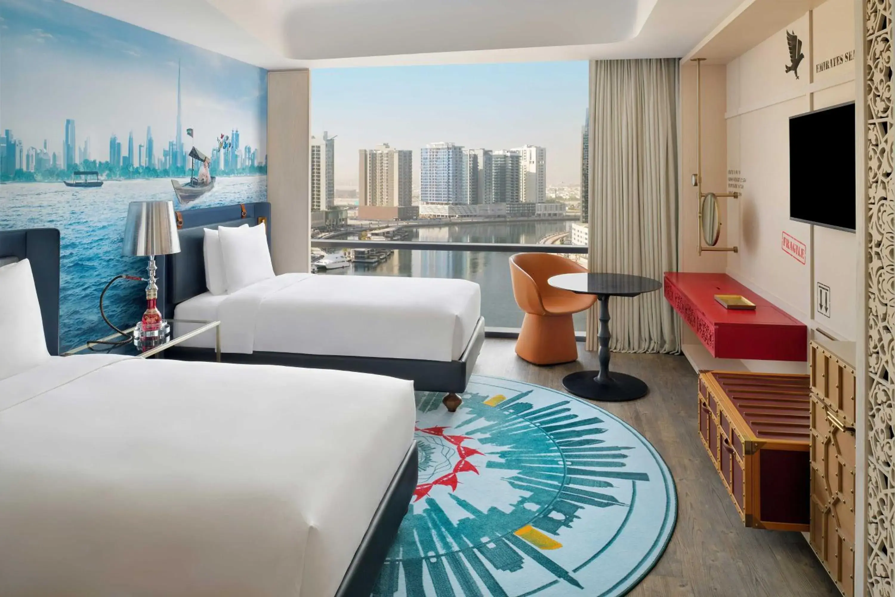 2 Twin Standard Creek View w comp transfer to Dubai Mall & Kite Beach in Hotel Indigo Dubai Downtown, an IHG Hotel 2 Twin Standard Creek View w comp transfer to Dubai Mall & Kite Beach in Hotel Indigo Dubai Downtown, an IHG Hotel