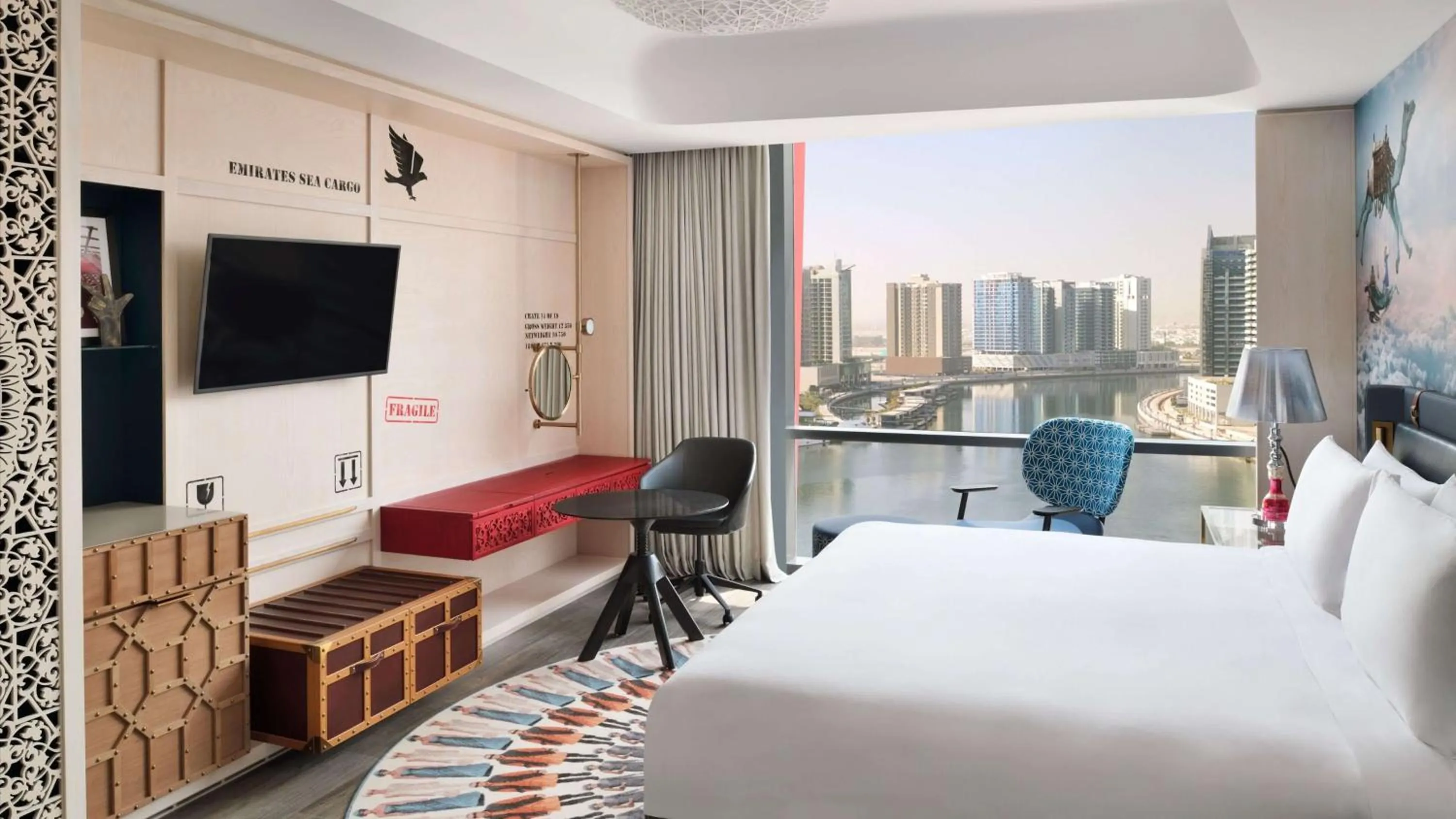 Photo of the whole room, Bed in Hotel Indigo Dubai Downtown by IHG