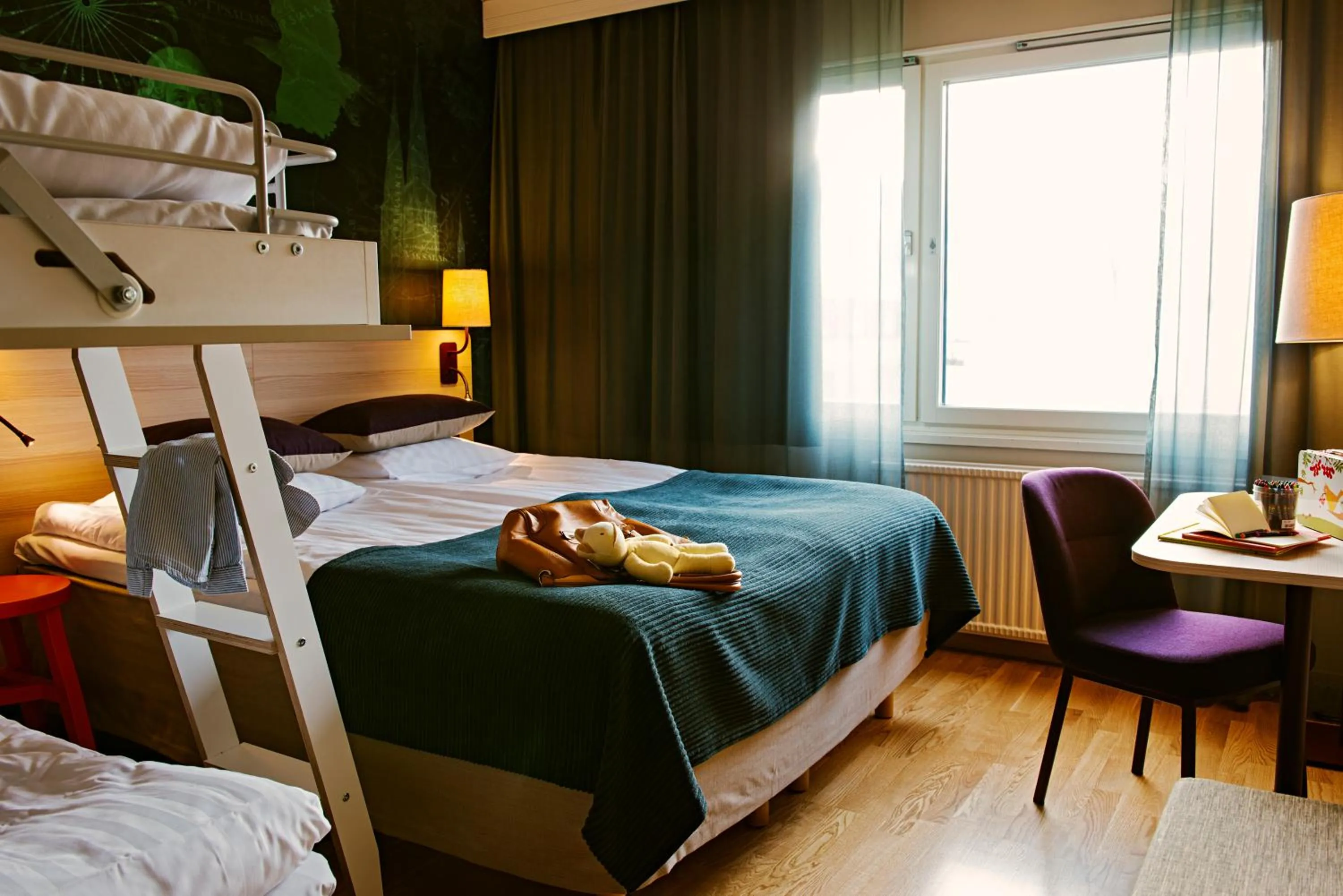 Photo of the whole room, Bed in Scandic Uppsala Nord