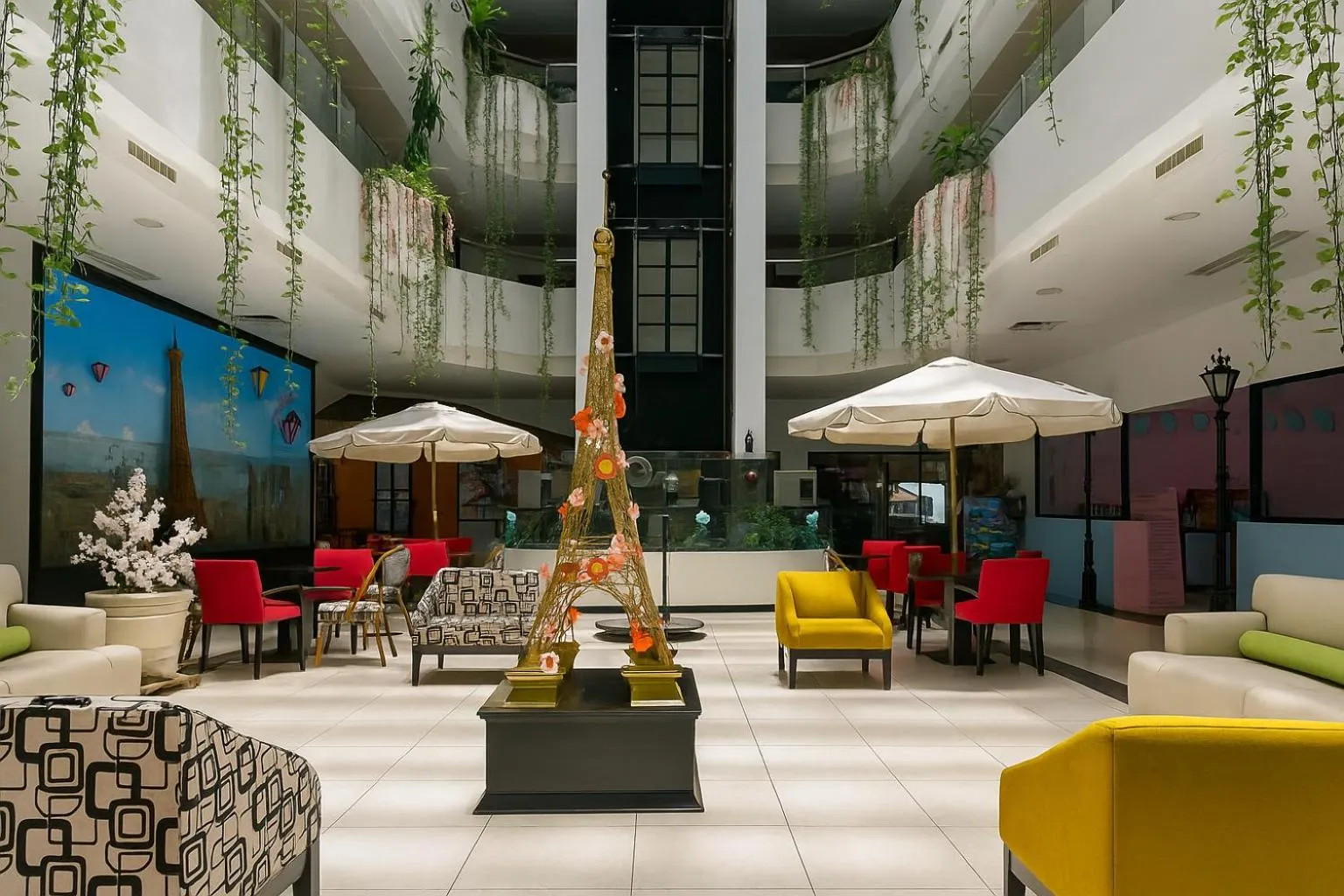 Living room in Paris FC Hotel