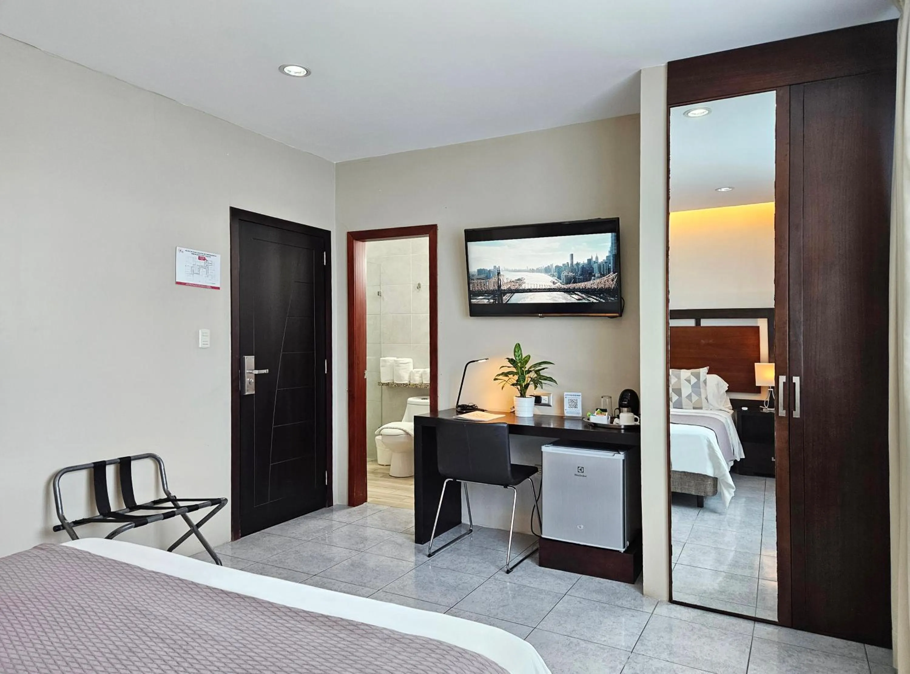 Bed in Hotel Perla Spondylus