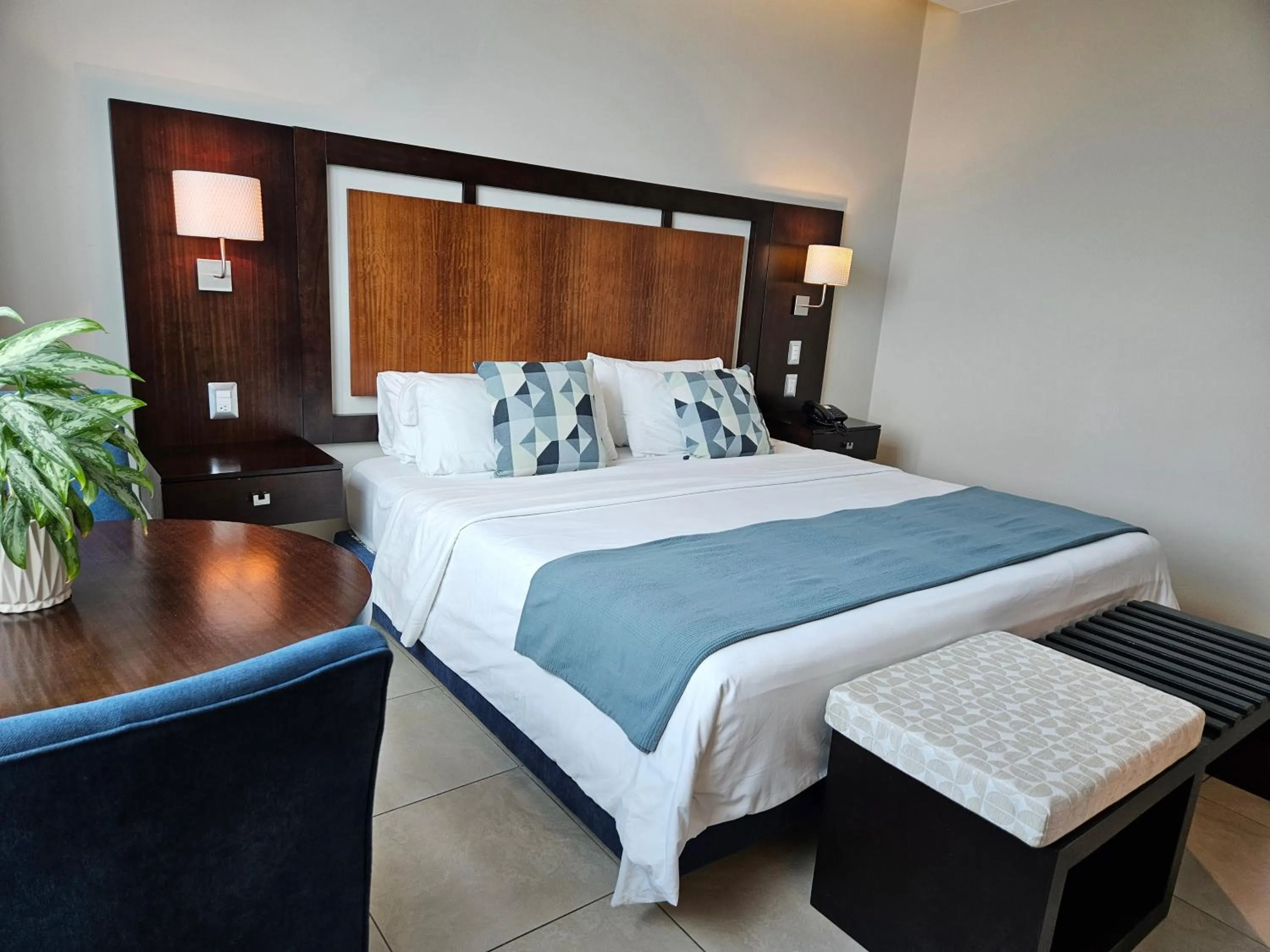 Bed in Hotel Perla Spondylus