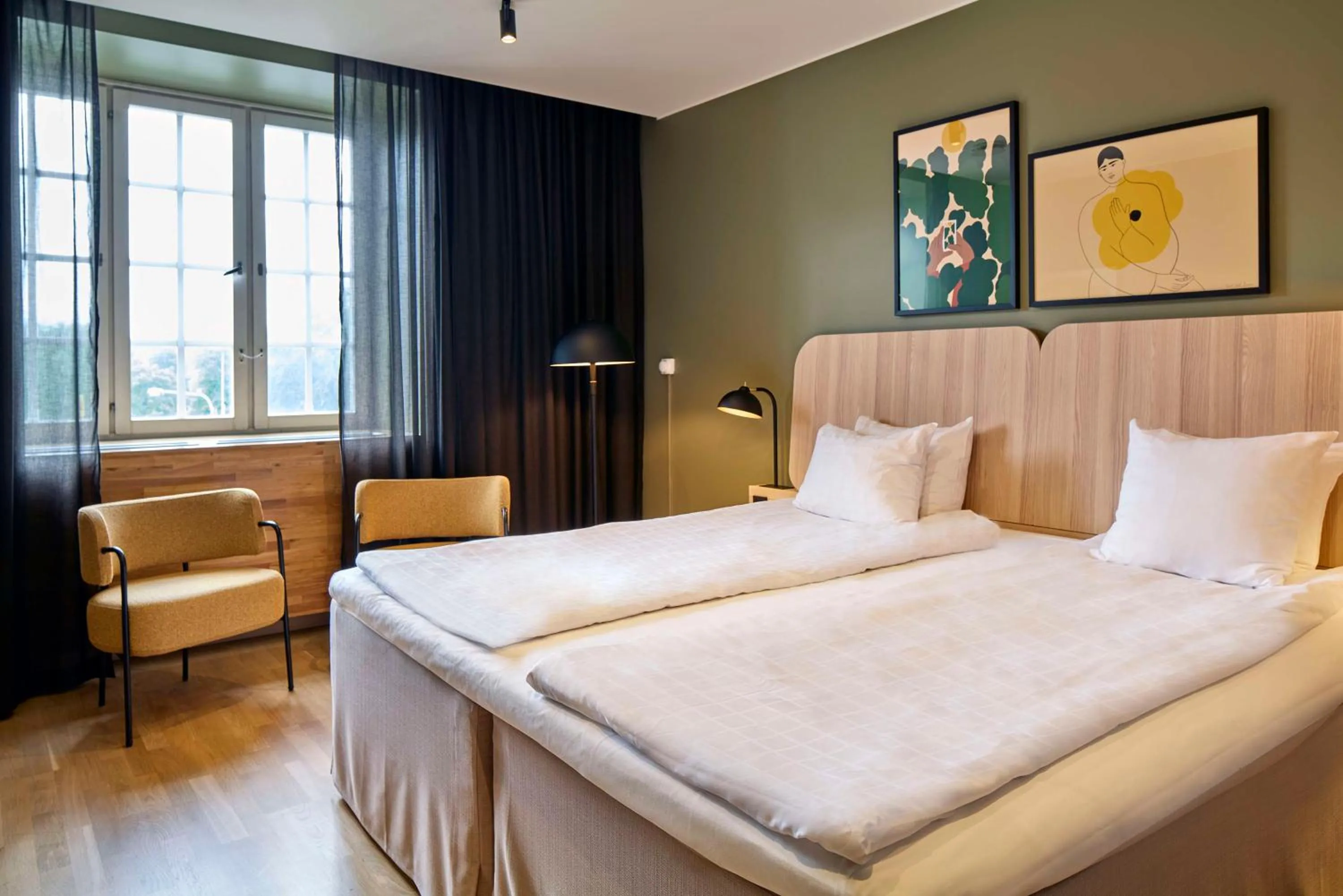 Bedroom, Bed in Scandic Swania