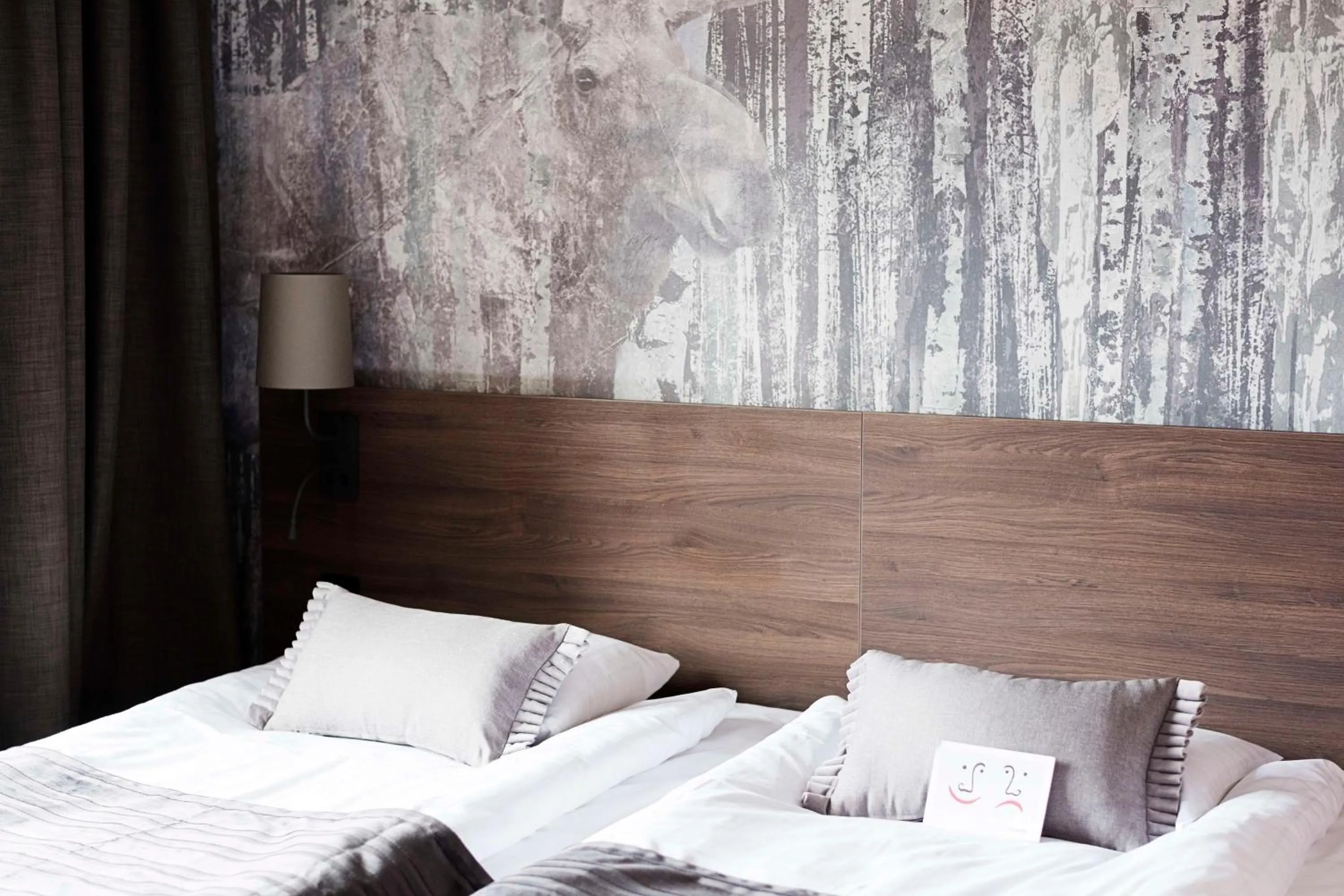 Bedroom, Bed in Scandic Swania