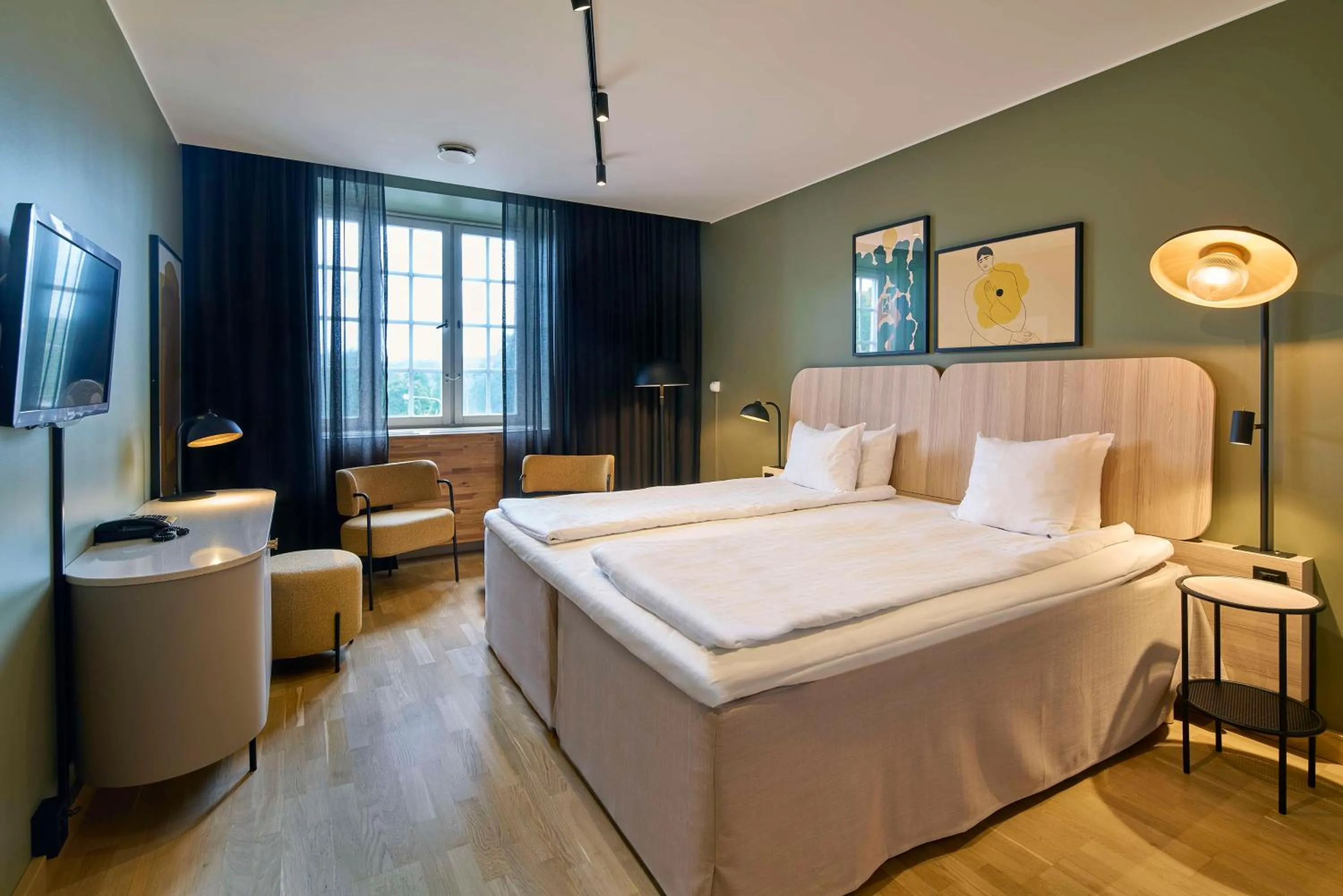 Bedroom, Bed in Scandic Swania