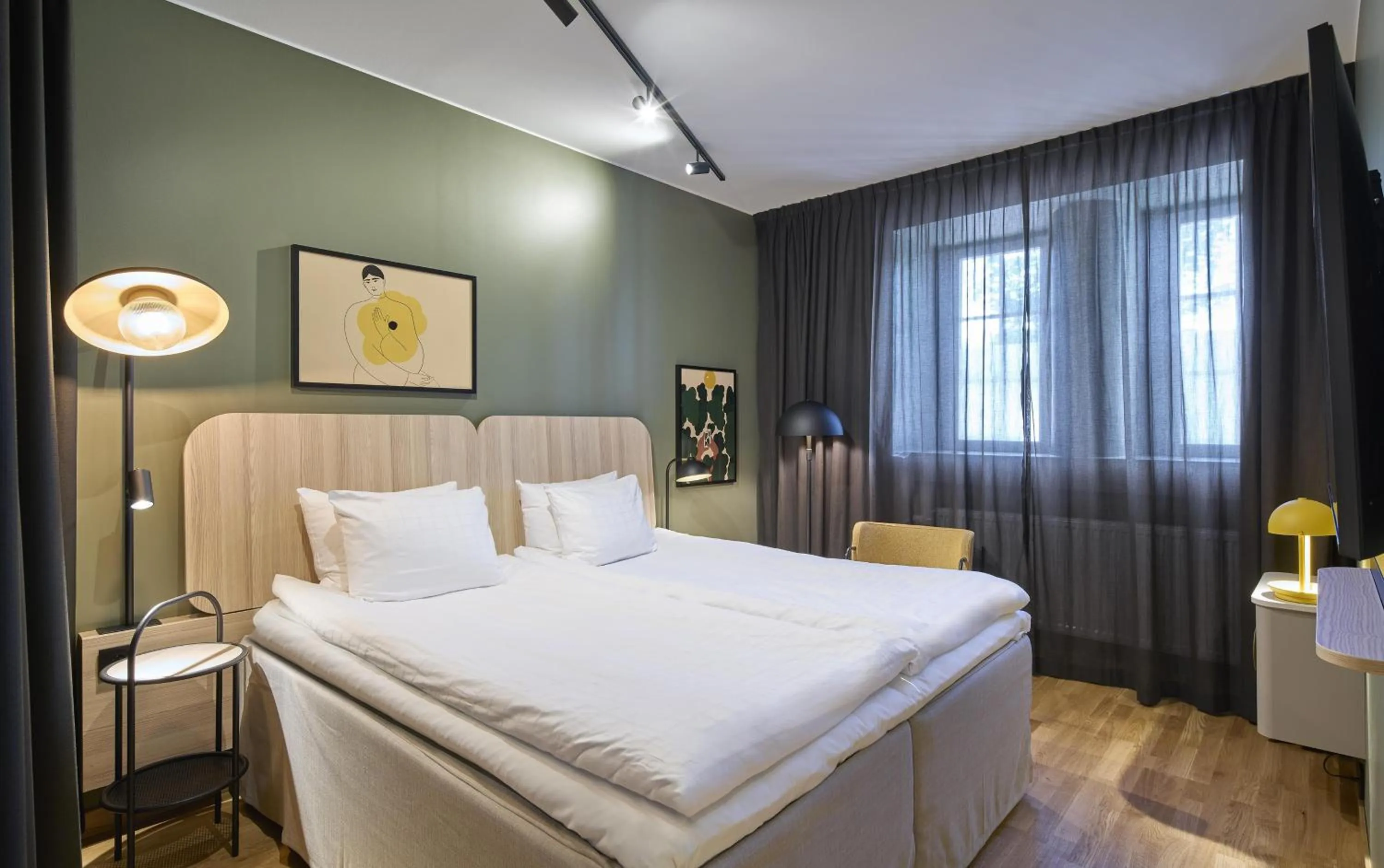 Bedroom, Bed in Scandic Swania
