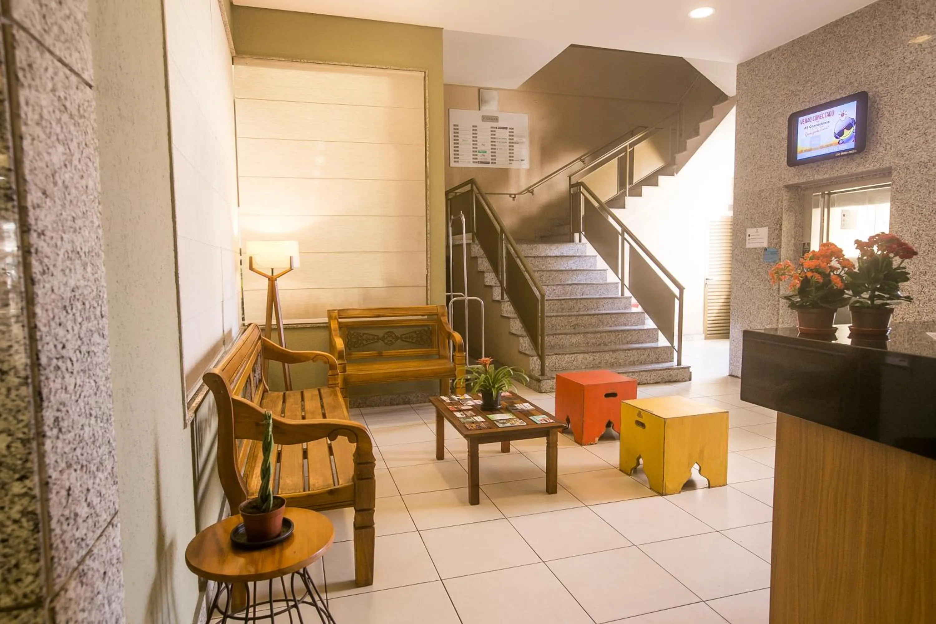 Lobby or reception in Hotel Flat Itaipava