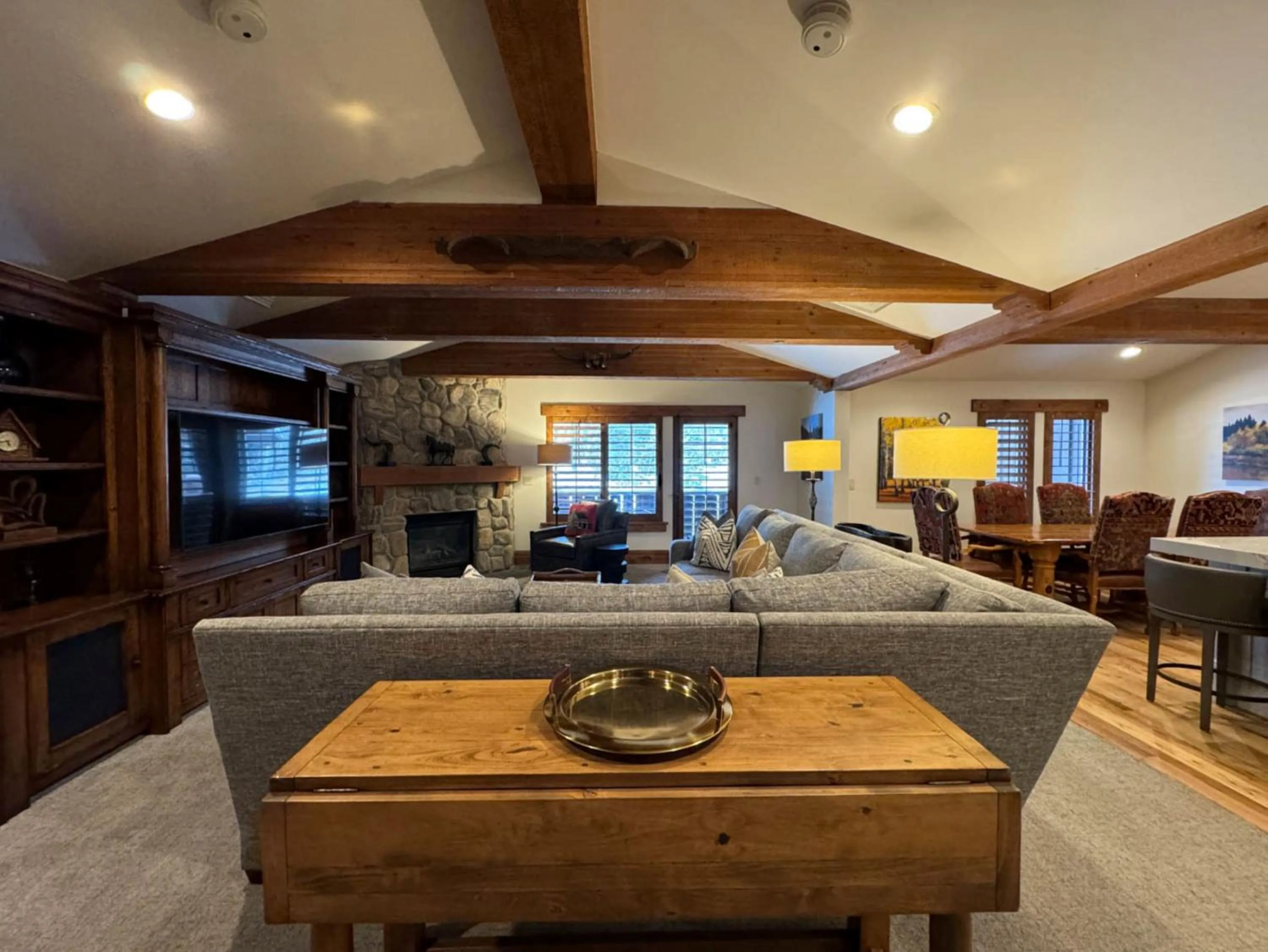 Living room in The Chateaux Deer Valley