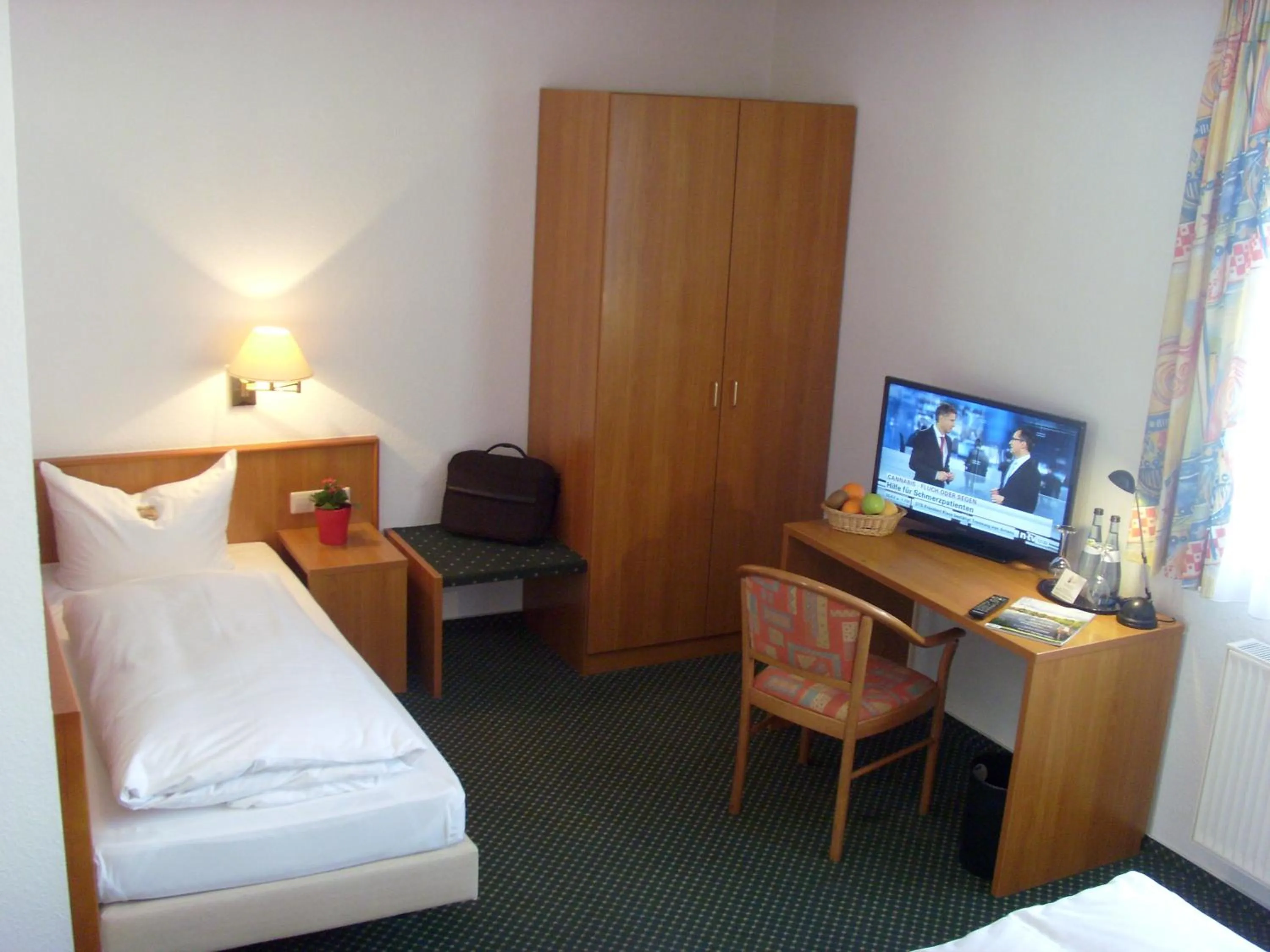 Decorative detail, Bed in Hotel & Restaurant Engel