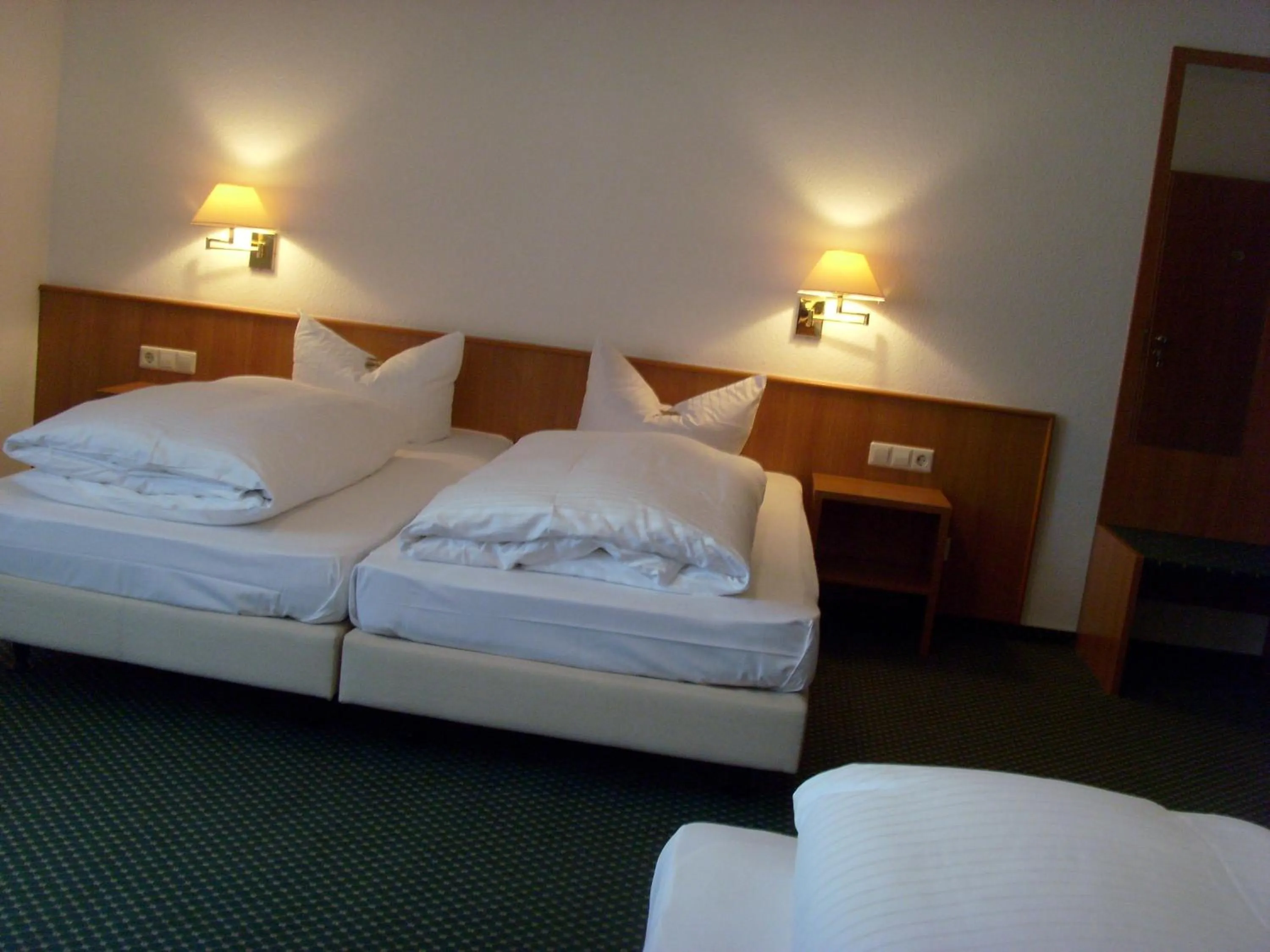 Decorative detail, Bed in Hotel & Restaurant Engel