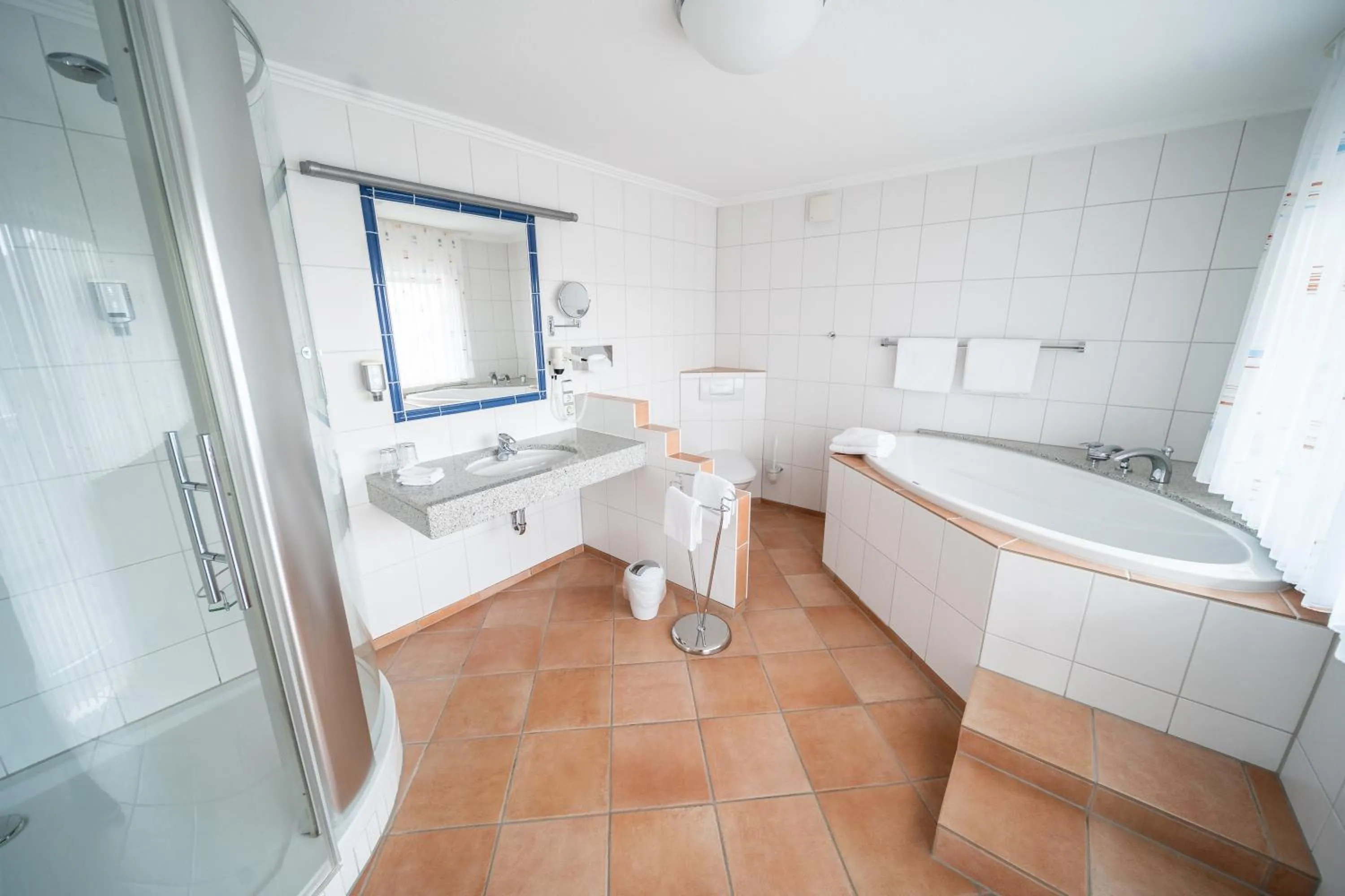 Shower in Hotel Rieder