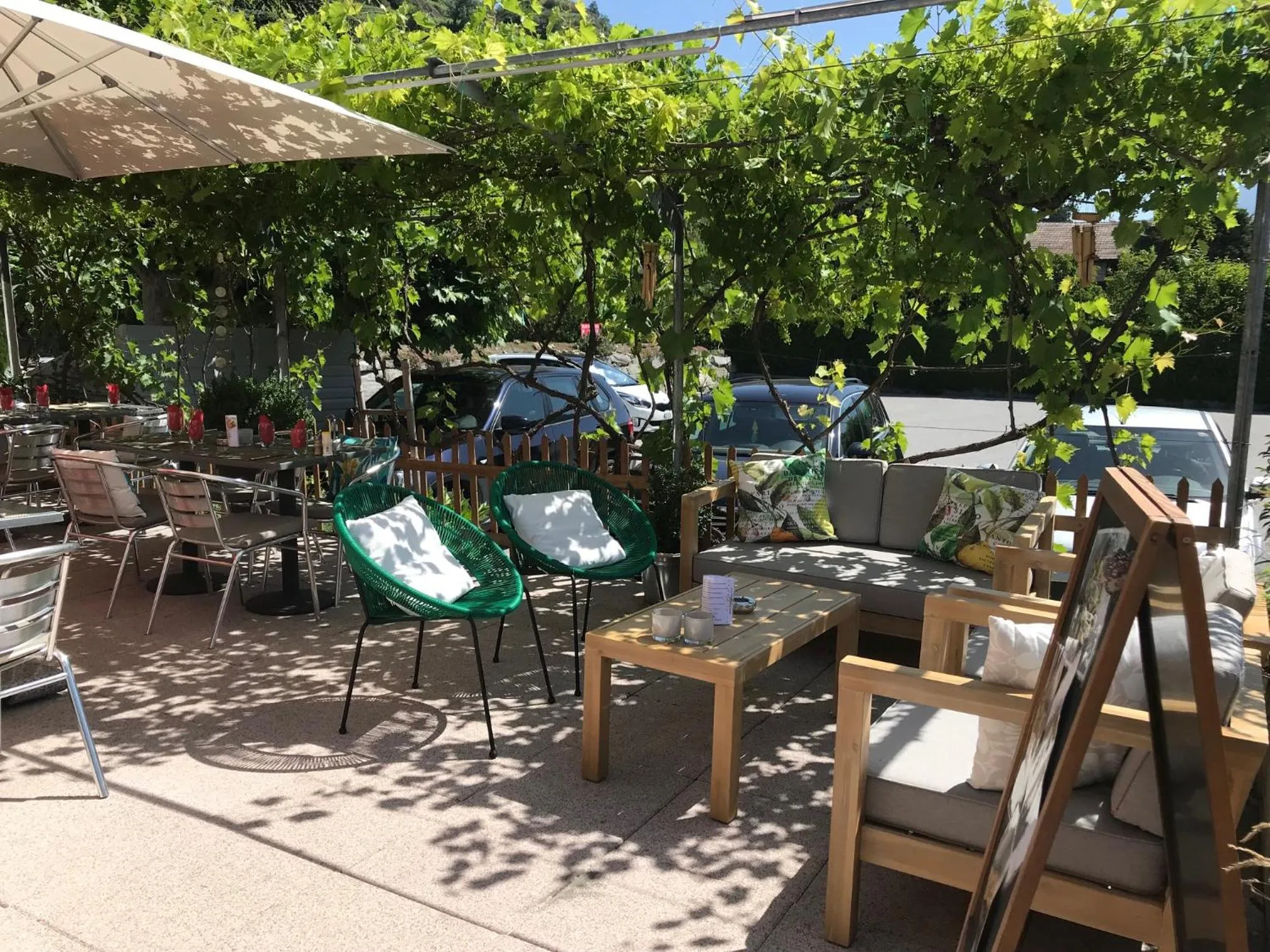Patio in Relais du Simplon