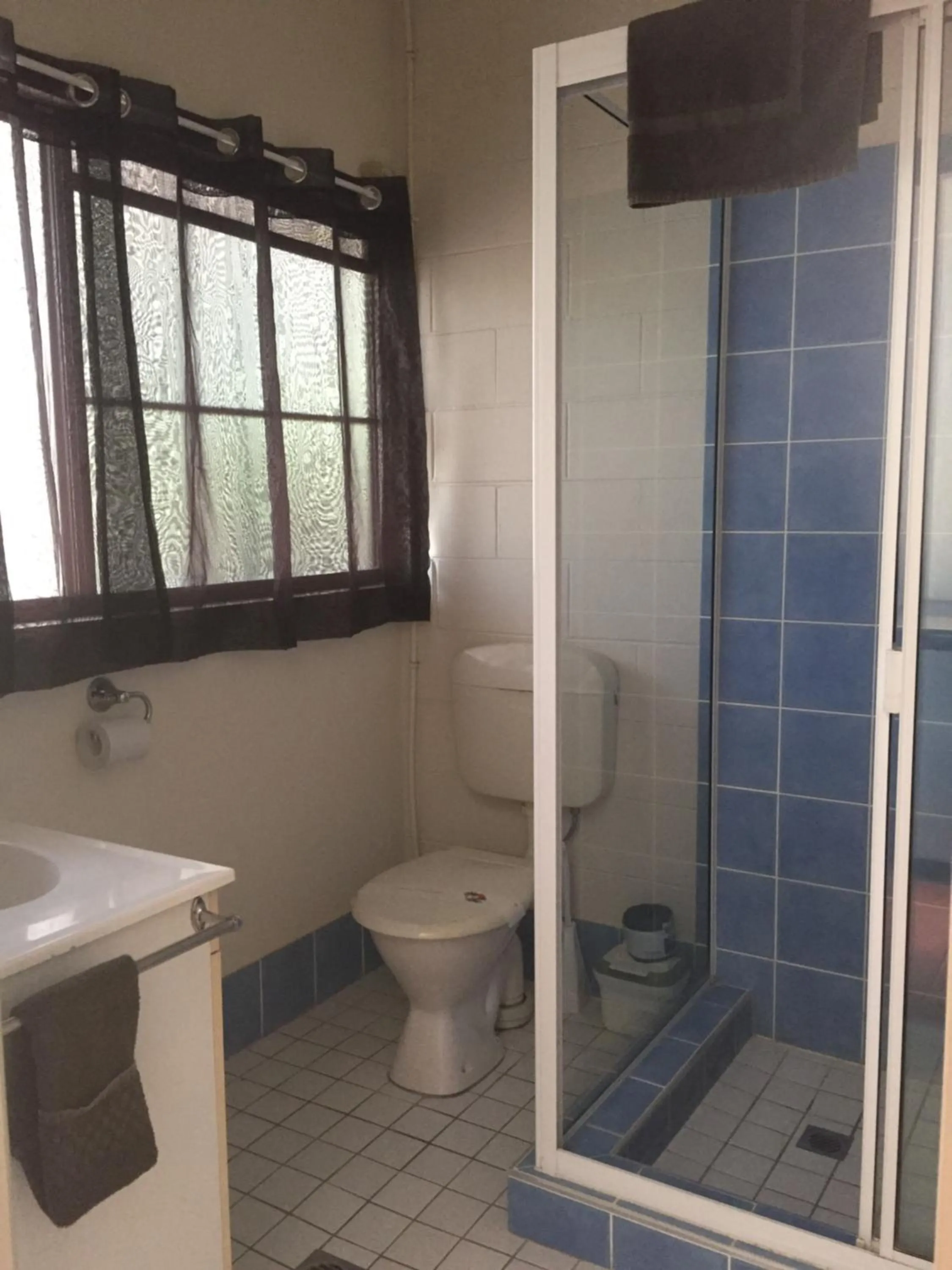 Shower in Birch Motel Bowen Previously Known as Bowen Arrow Motel