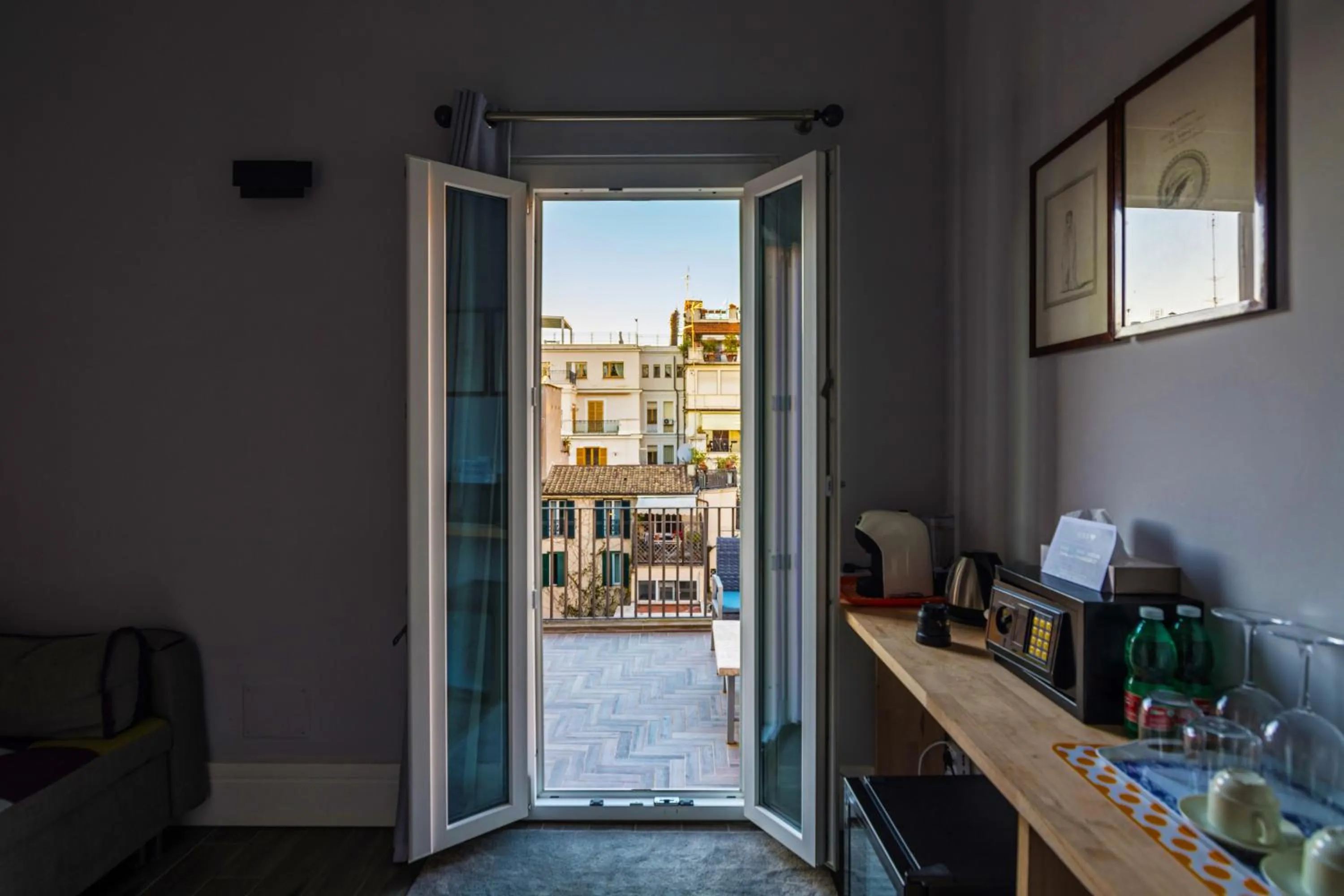 Bird's eye view in President Gardens