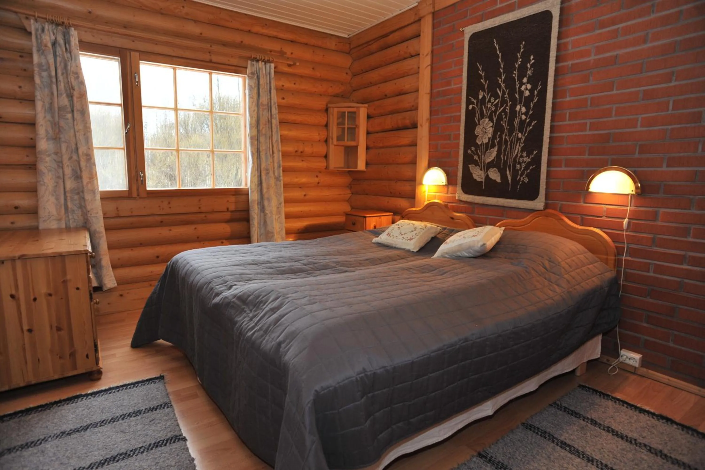 Bed in Yli-Kaitala Holiday Resort Tuuliviiri