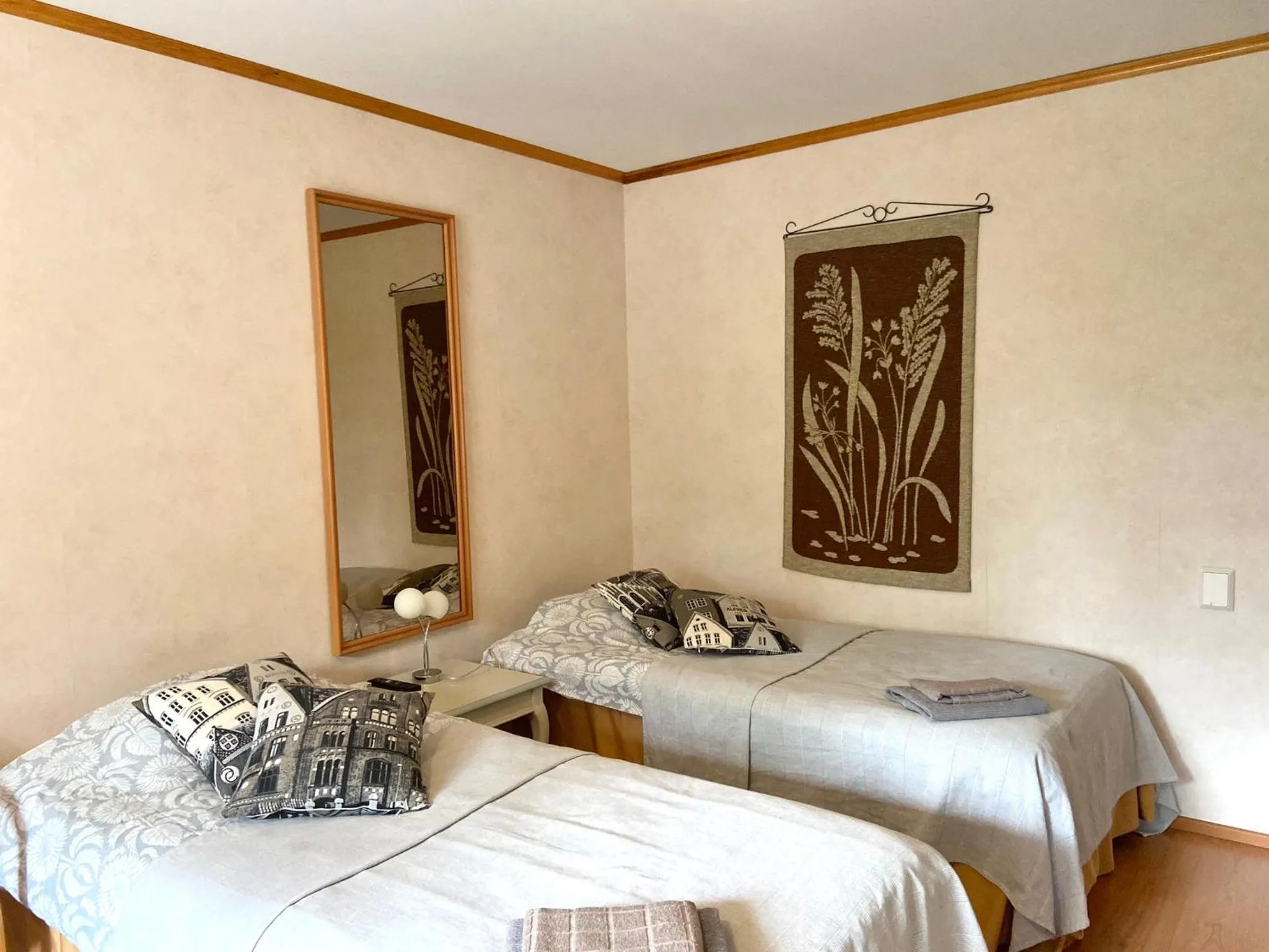 Bed in Yli-Kaitala Holiday Resort Tuuliviiri