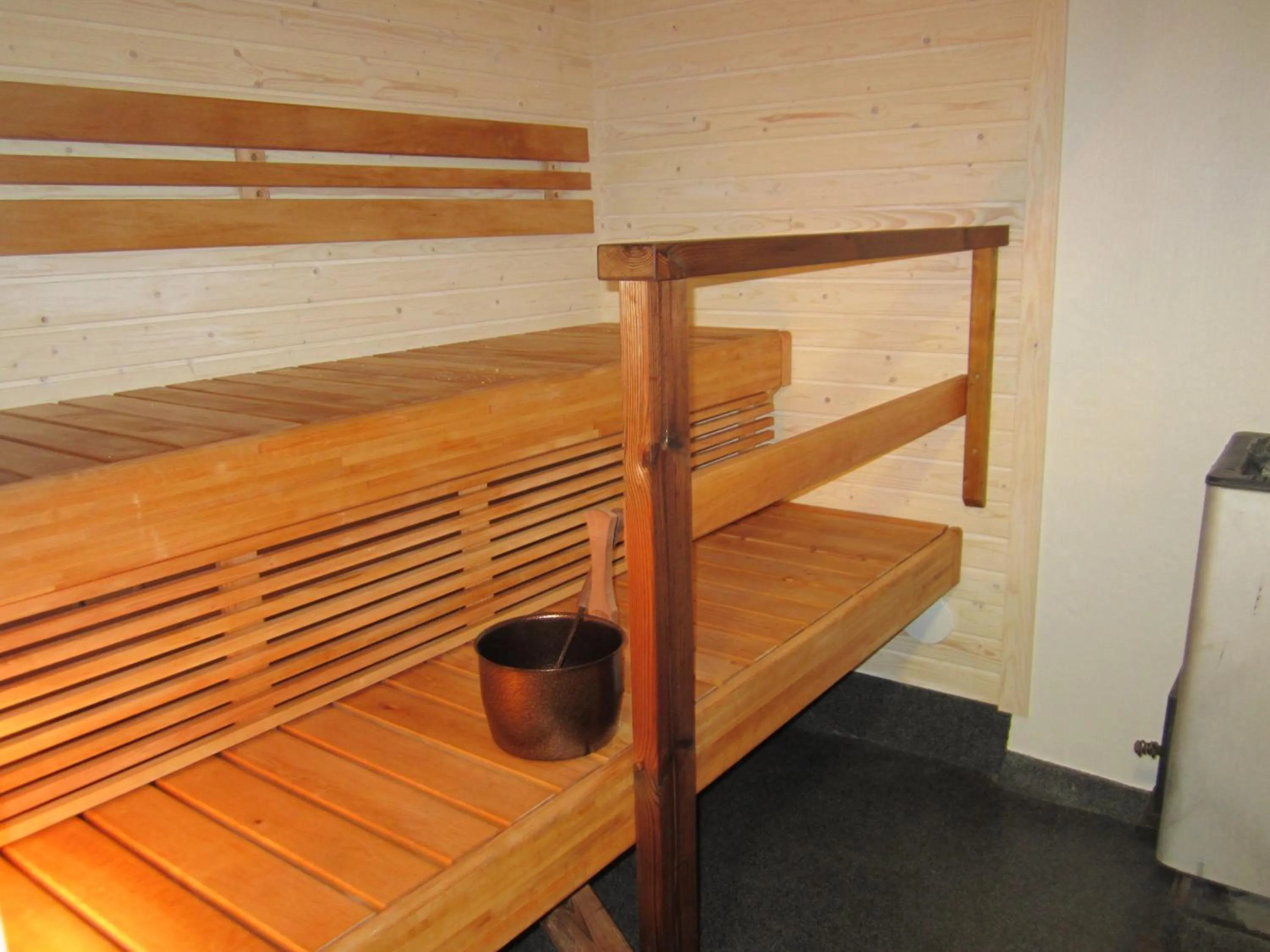 Sauna, Bed in Yli-Kaitala Holiday Resort Tuuliviiri