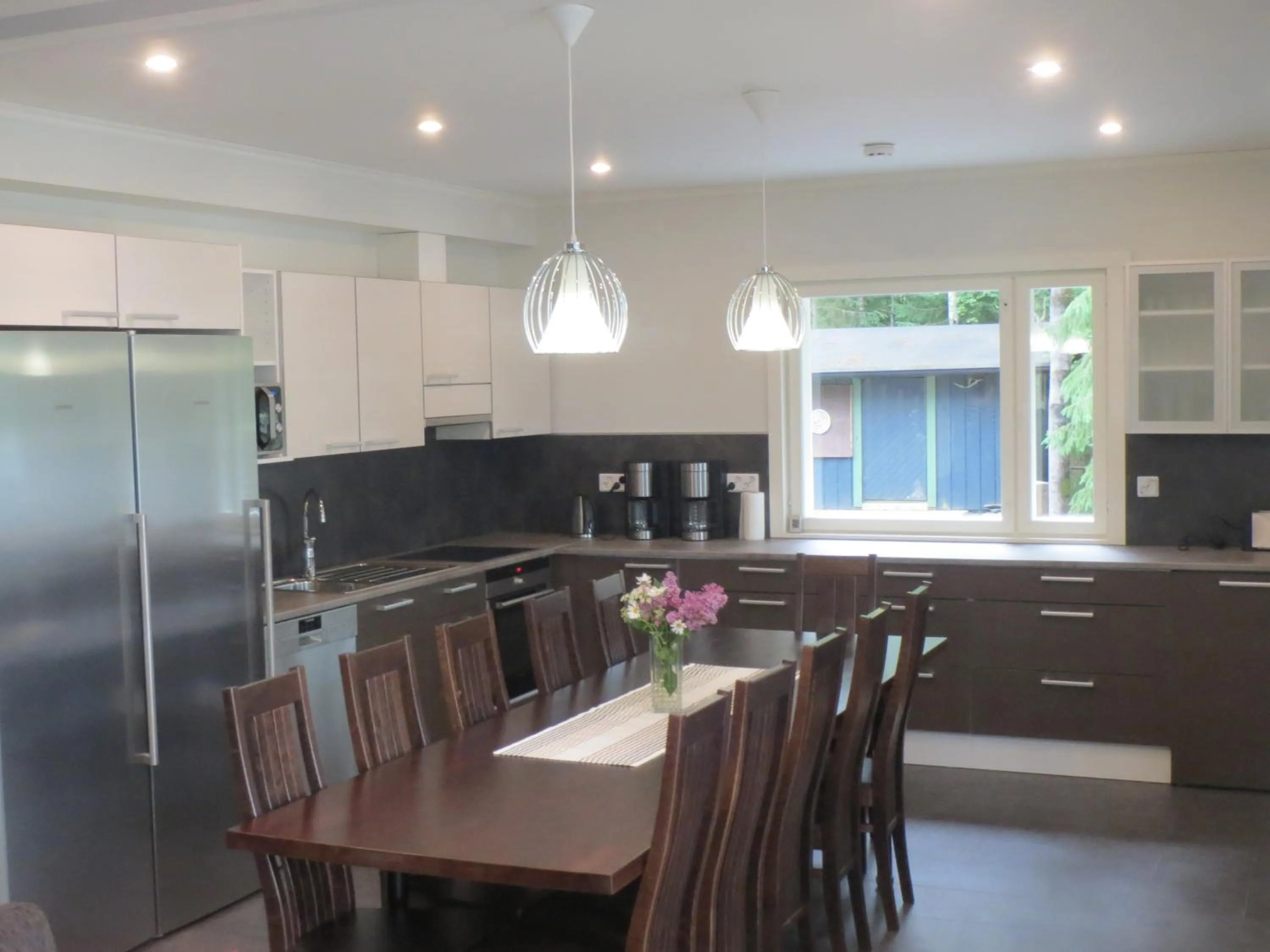 Kitchen or kitchenette in Yli-Kaitala Holiday Resort Tuuliviiri