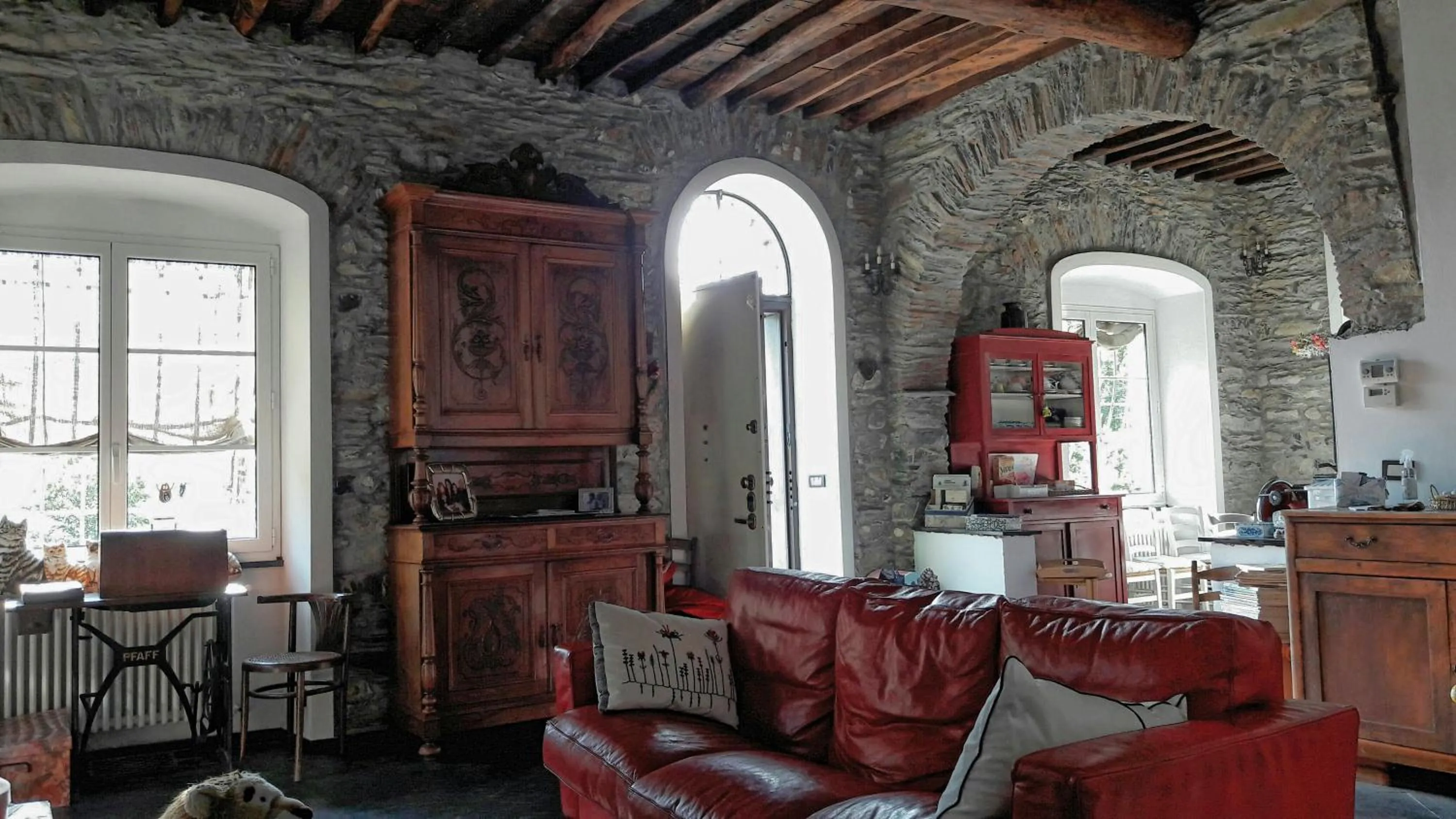 Lobby or reception in The italian riviera