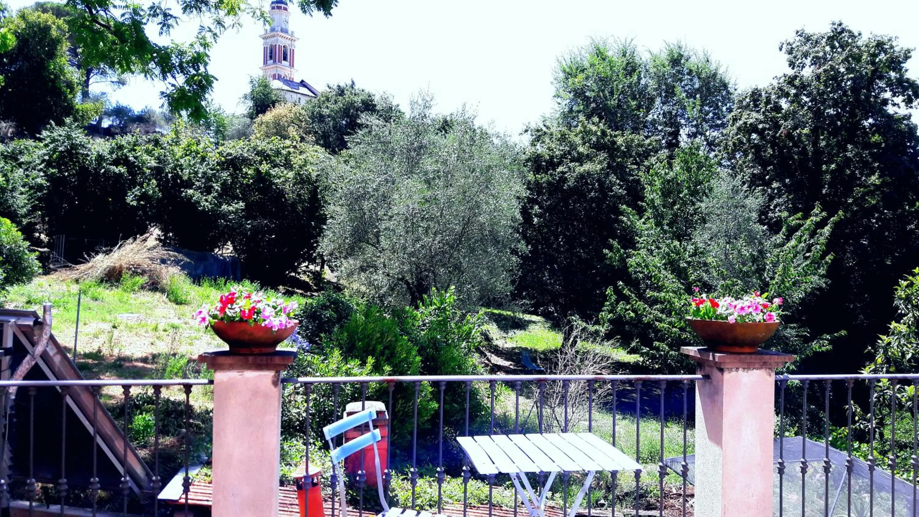 Balcony/Terrace in The italian riviera