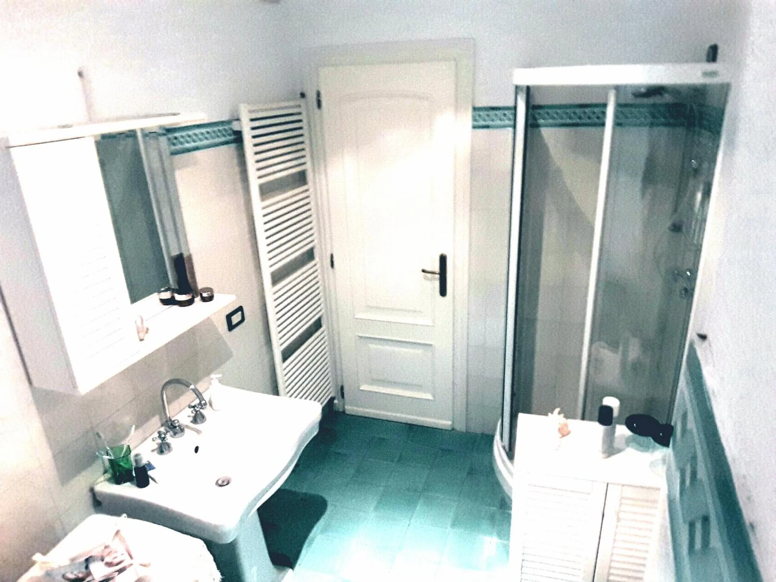 Shower in The italian riviera