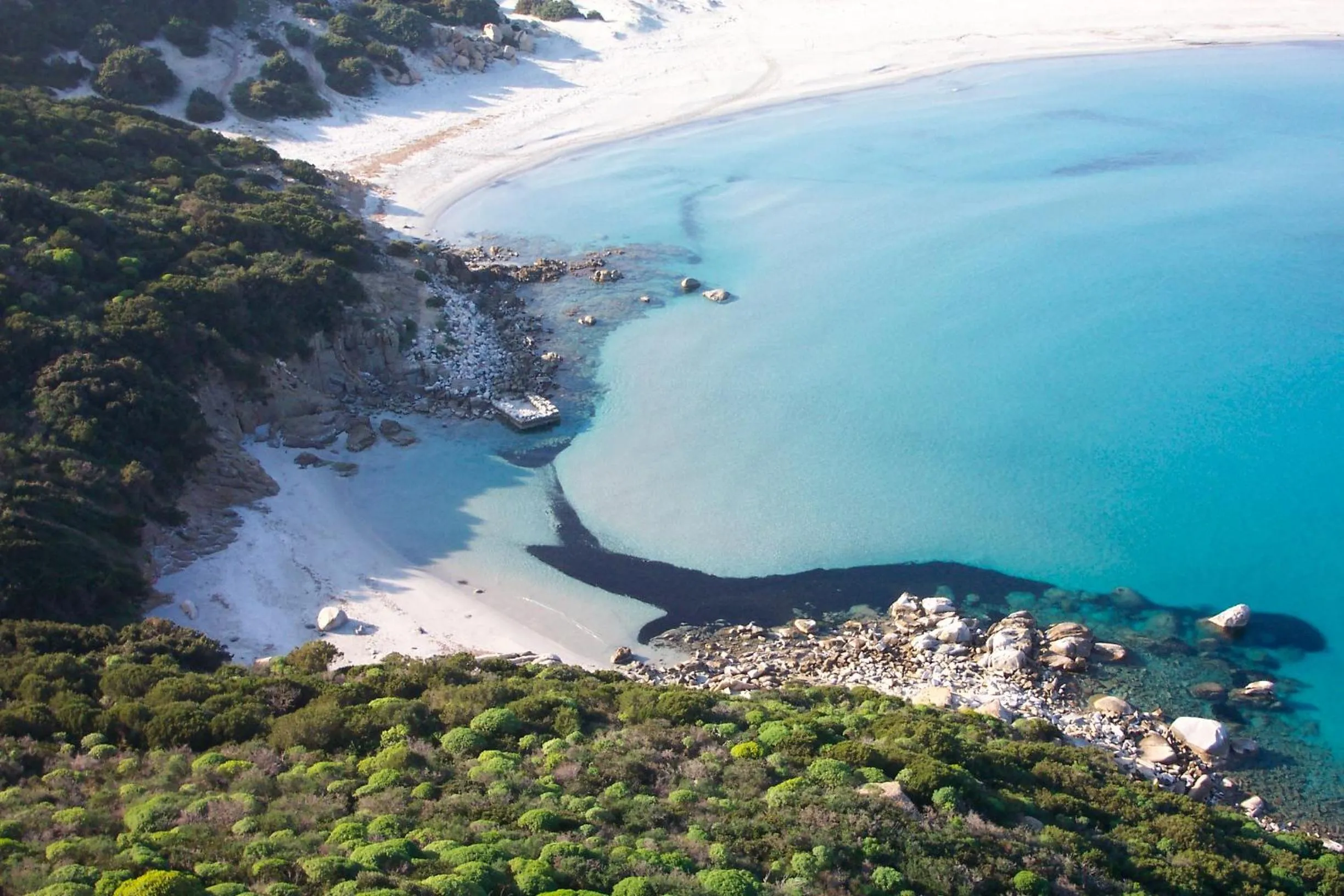 Beach in Porto Giunco Residence