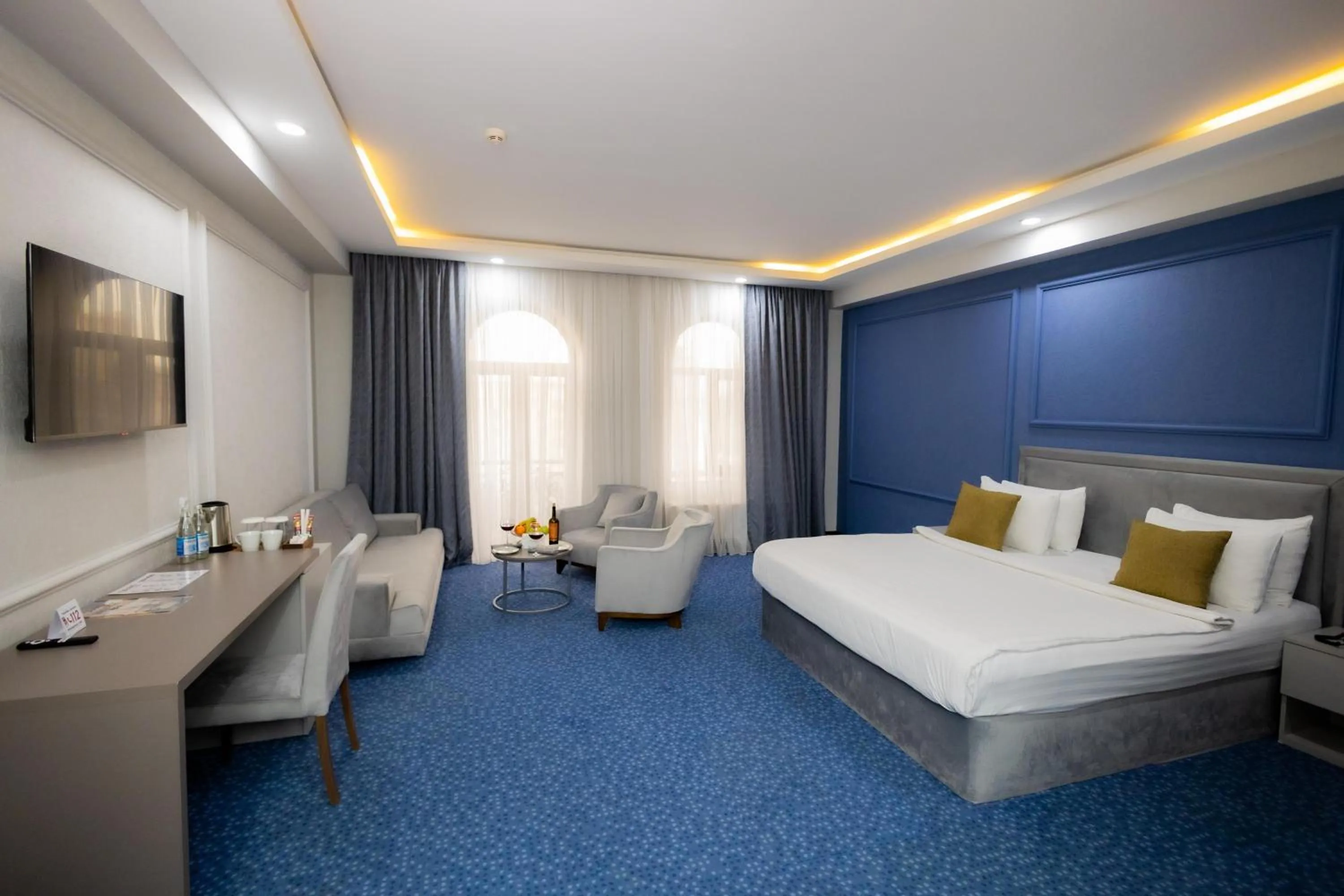 Bed in Grand Hotel Baku Central Park