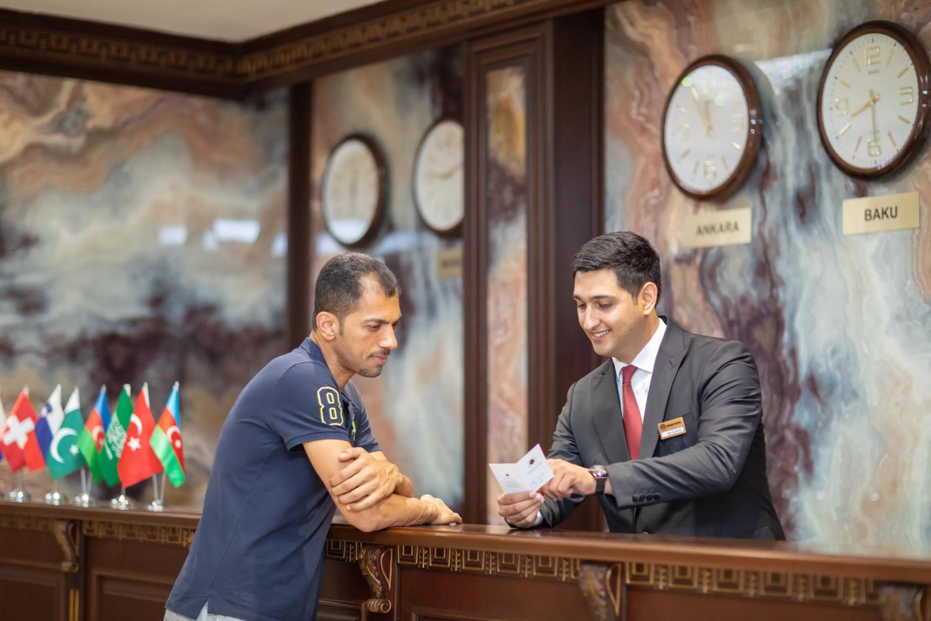 Staff in Grand Hotel Baku Central Park