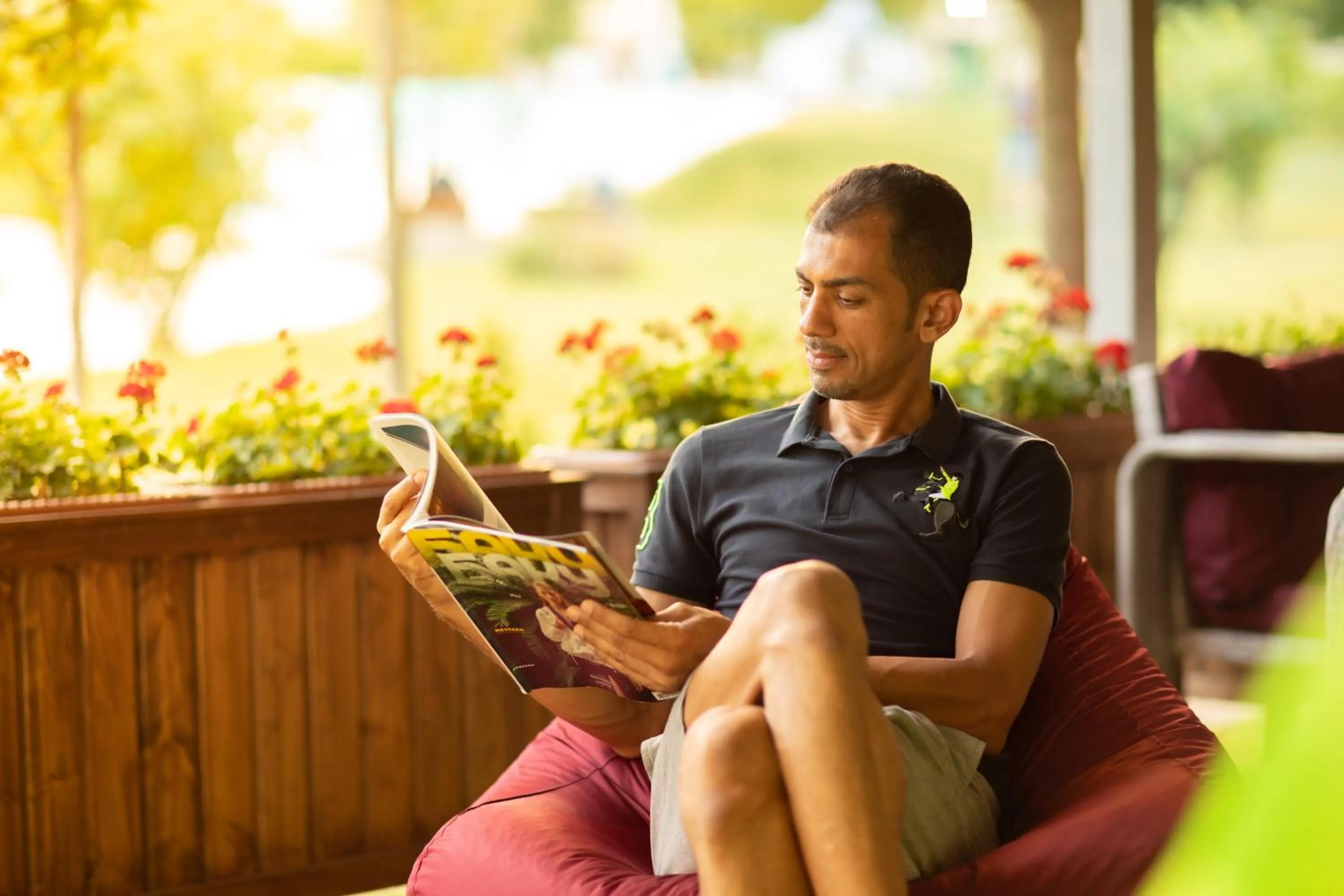 People in Grand Hotel Baku Central Park