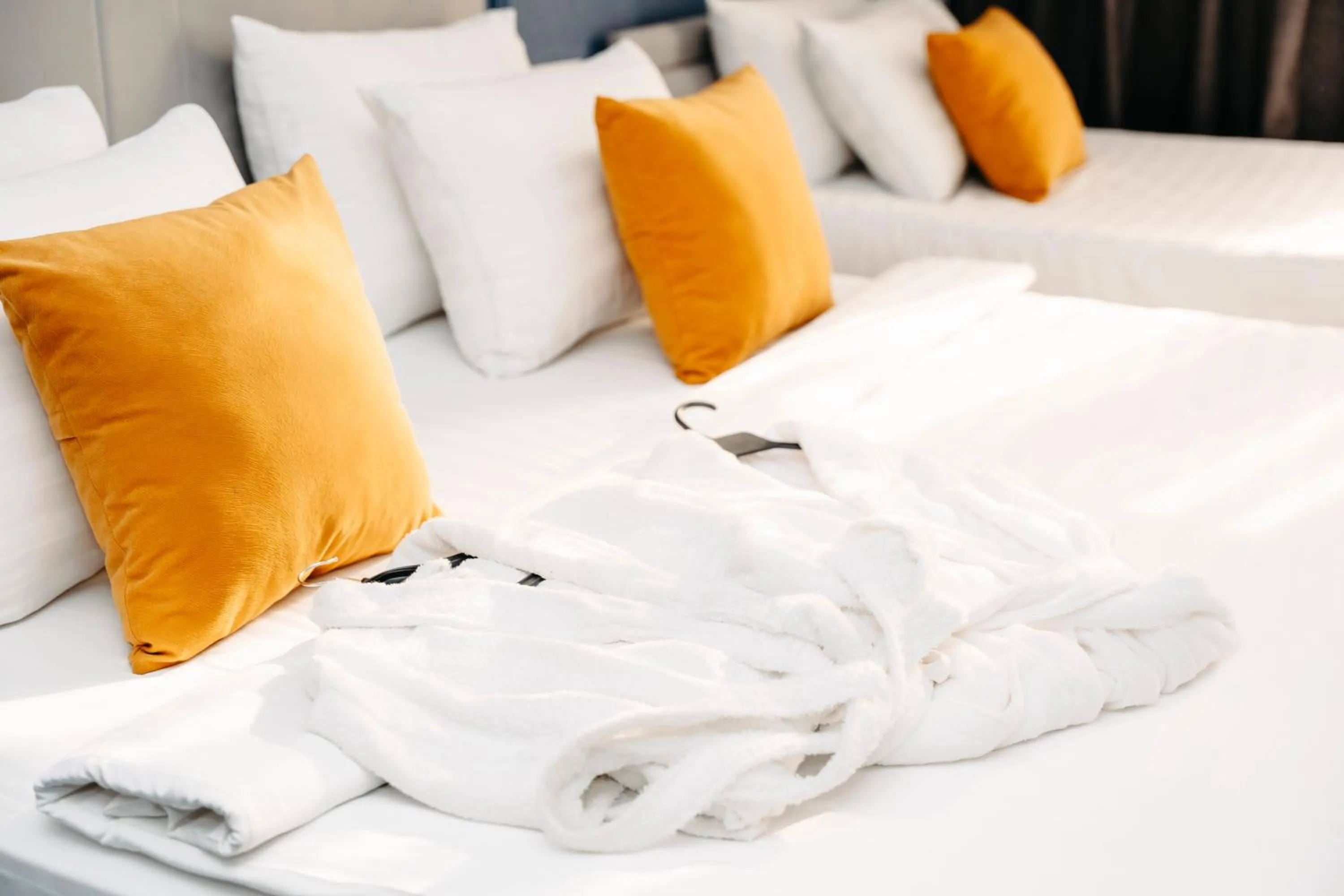 Bed in Grand Hotel Baku Central Park