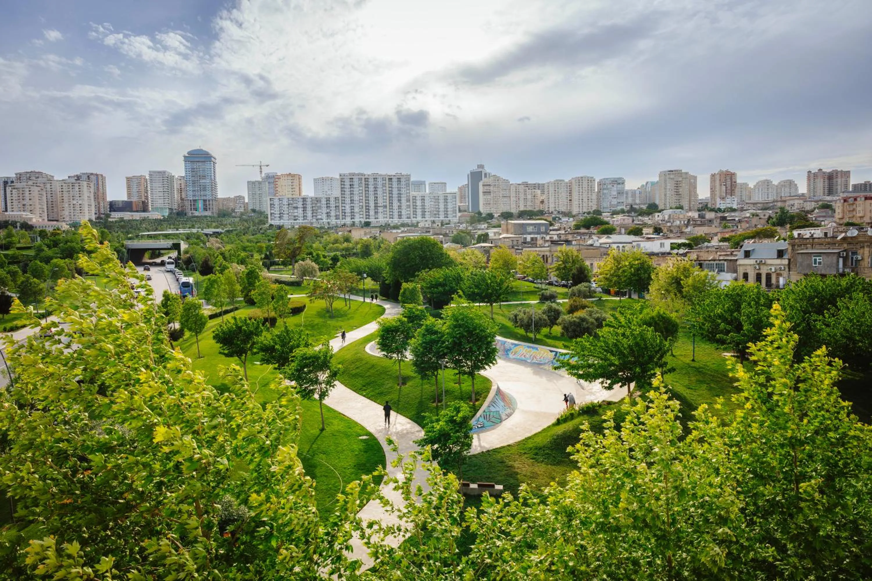 Spring in Grand Hotel Baku Central Park