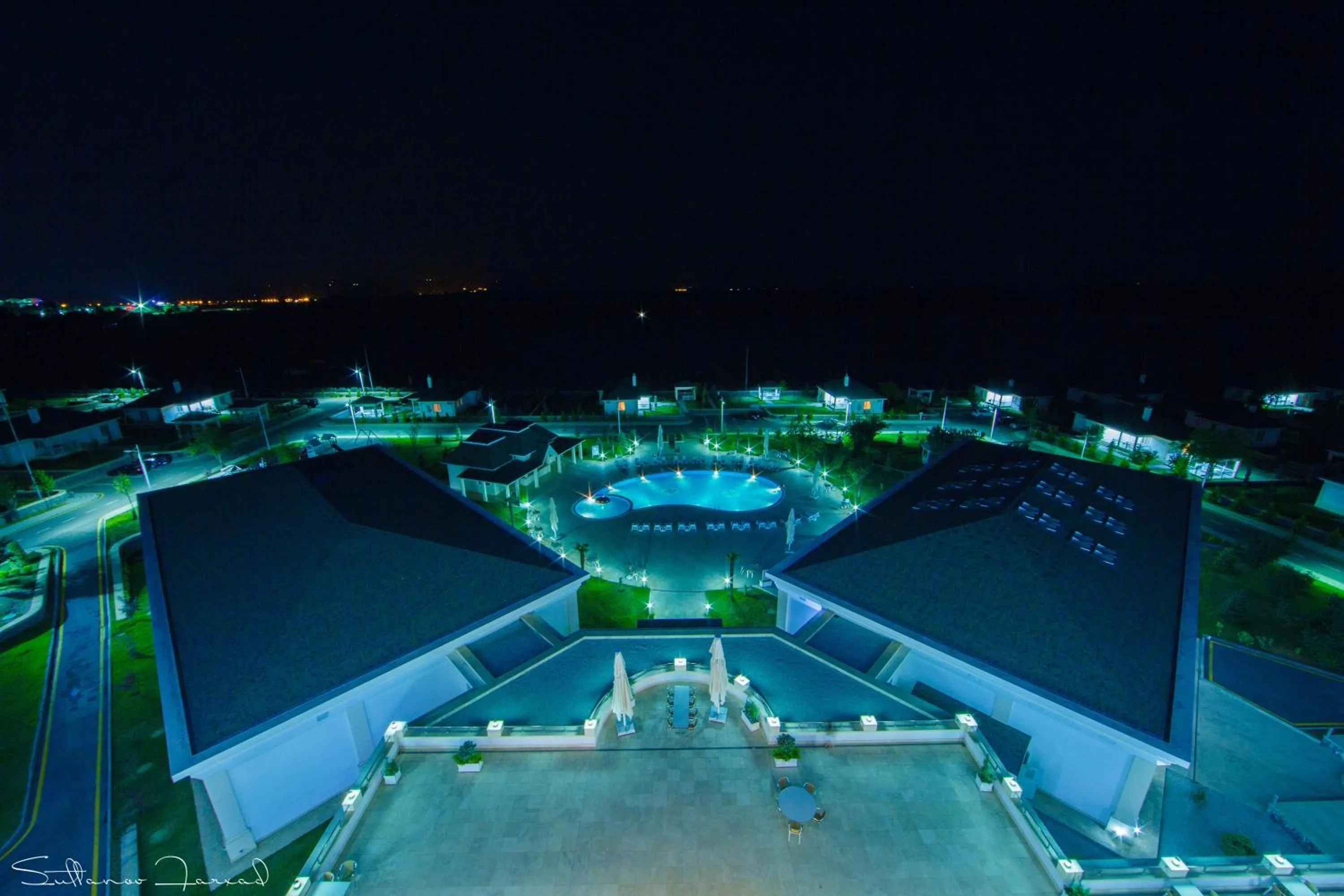 Pool view in Gabala Garden Hotel